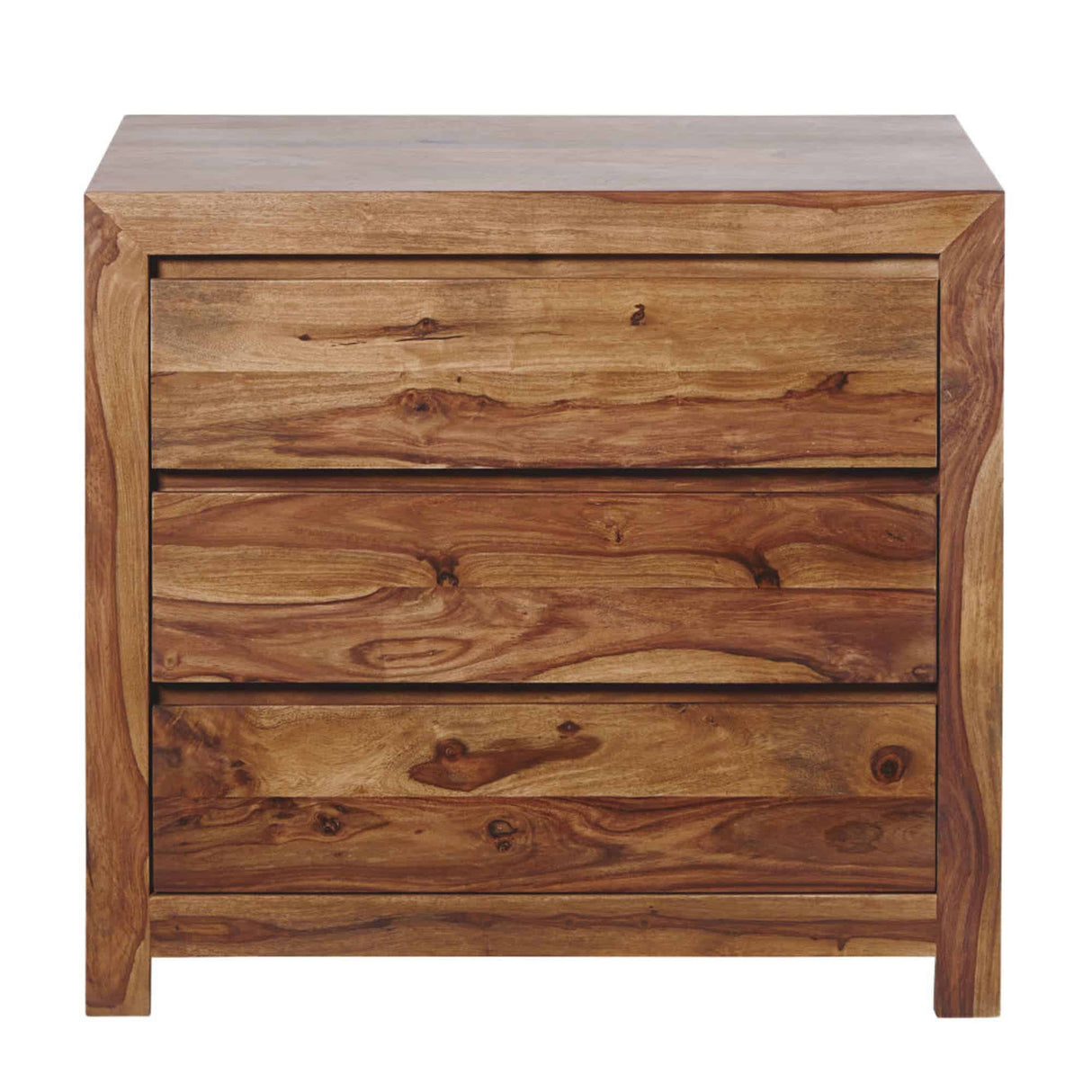Trace Solid Sheesham Wood Chest of Drawer - 3 Years Warranty
