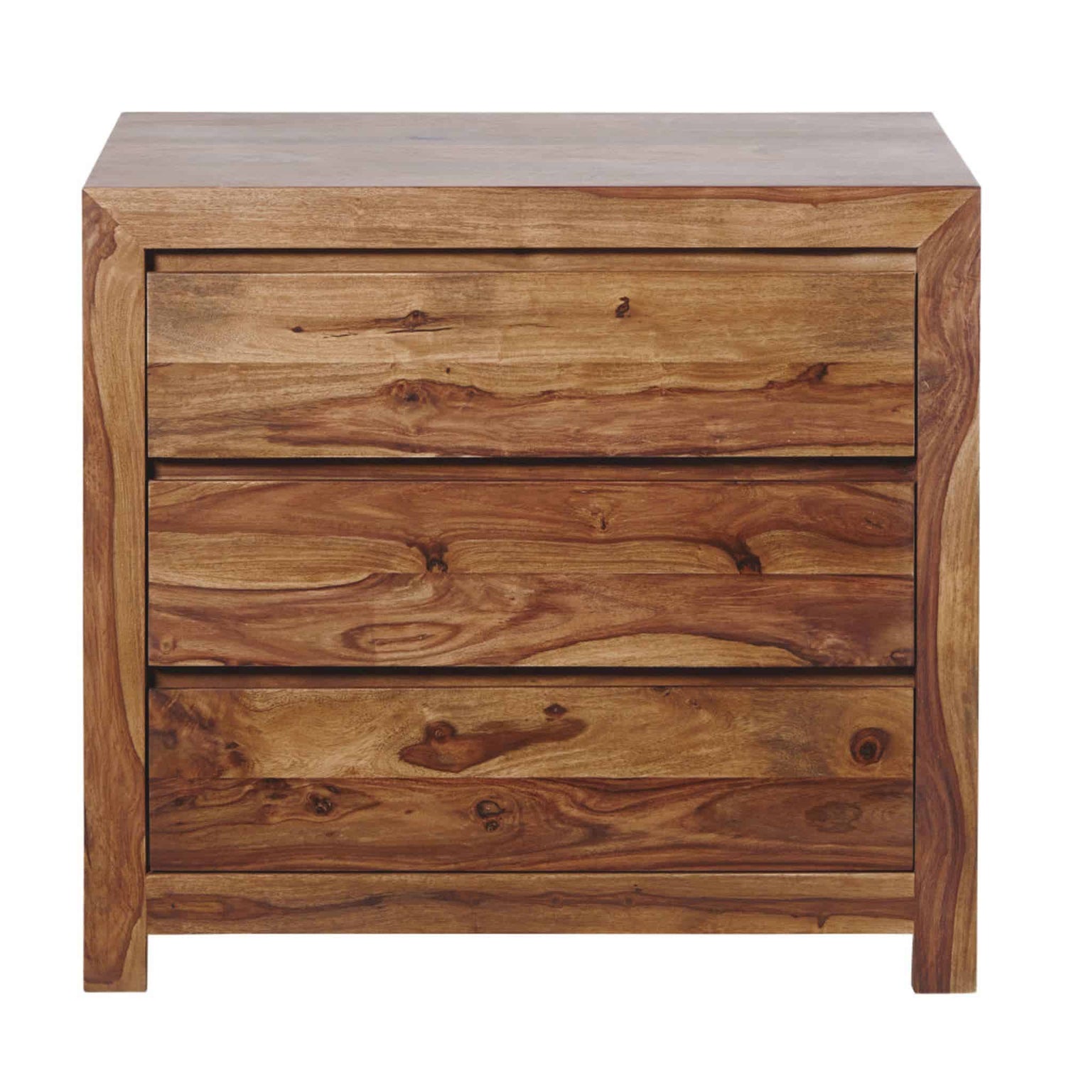 Trace Solid Sheesham Wood Chest of Drawer - 3 Years Warranty