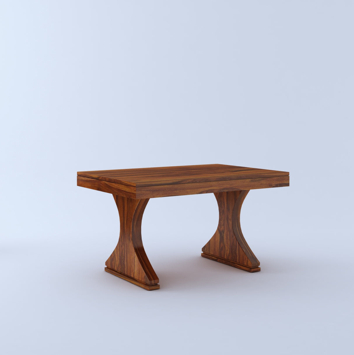 Maron Solid Sheesham Wood 4 Seater Dining Table - 3 Years Warranty