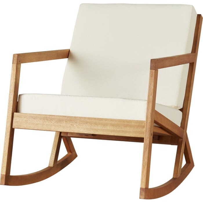 Italian Solid Sheesham Wood Rocking/Easy Chair - 3 Years Warranty