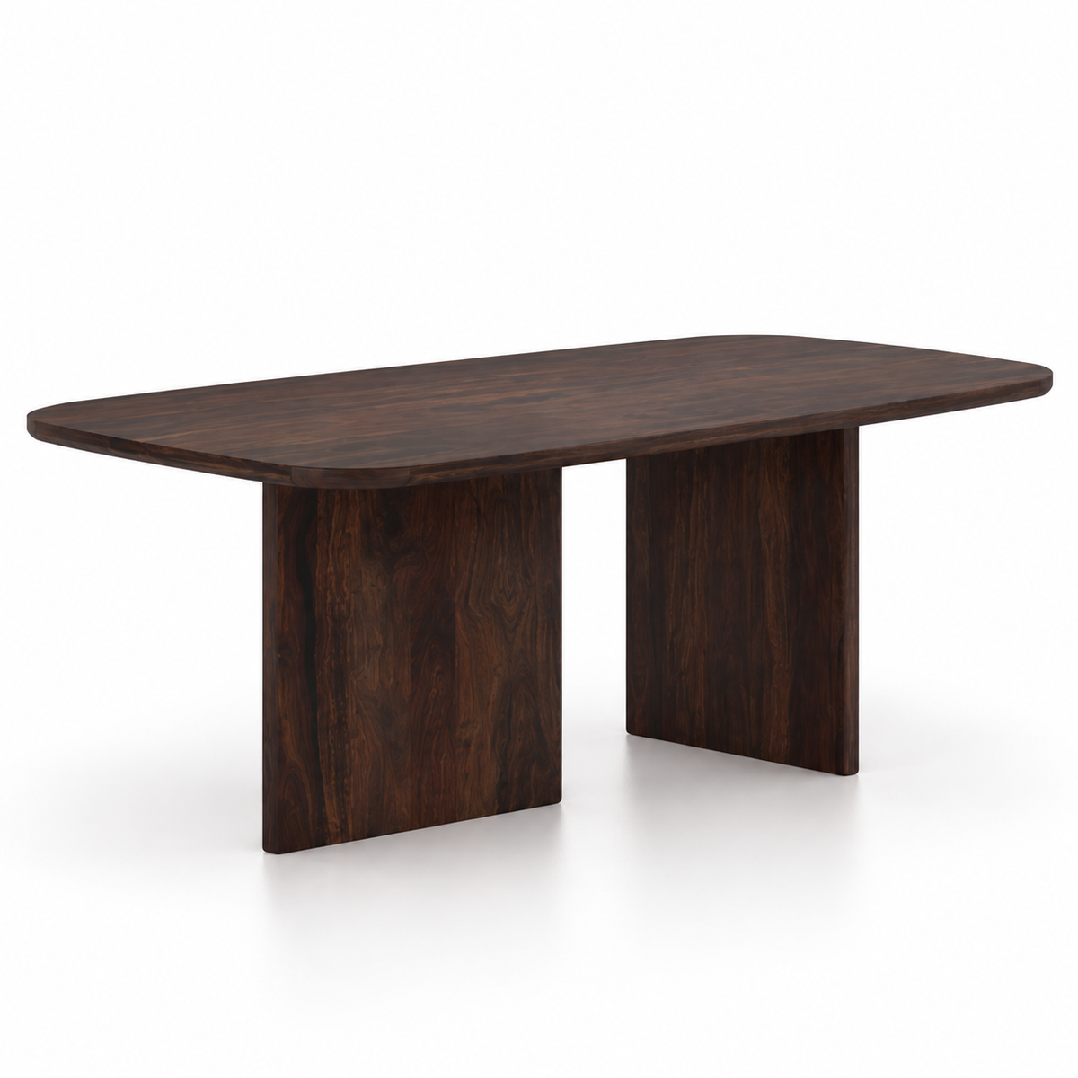 Lazio Solid Sheesham Wood 6 Seater Dining Table - 3 Years Warranty
