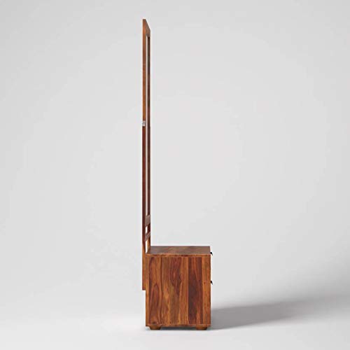 Jodhpur Solid  Sheesham Wood Dresser With Two Drawer - 3 Years Warranty