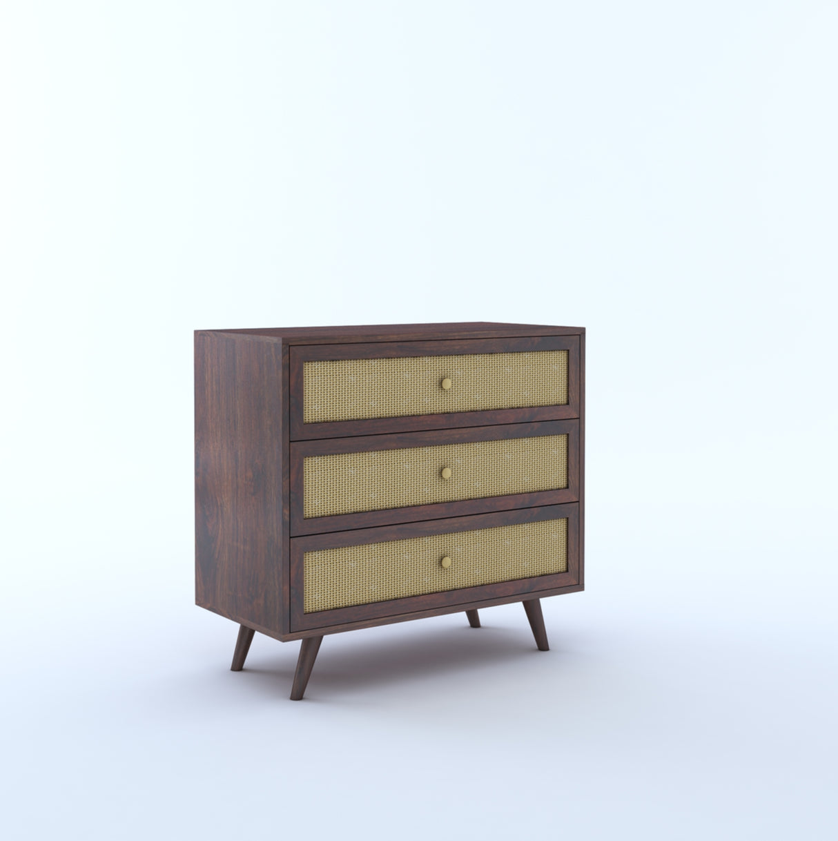 Syrus Solid Sheesham Wood Chest of Drawer - 3 Years Warranty