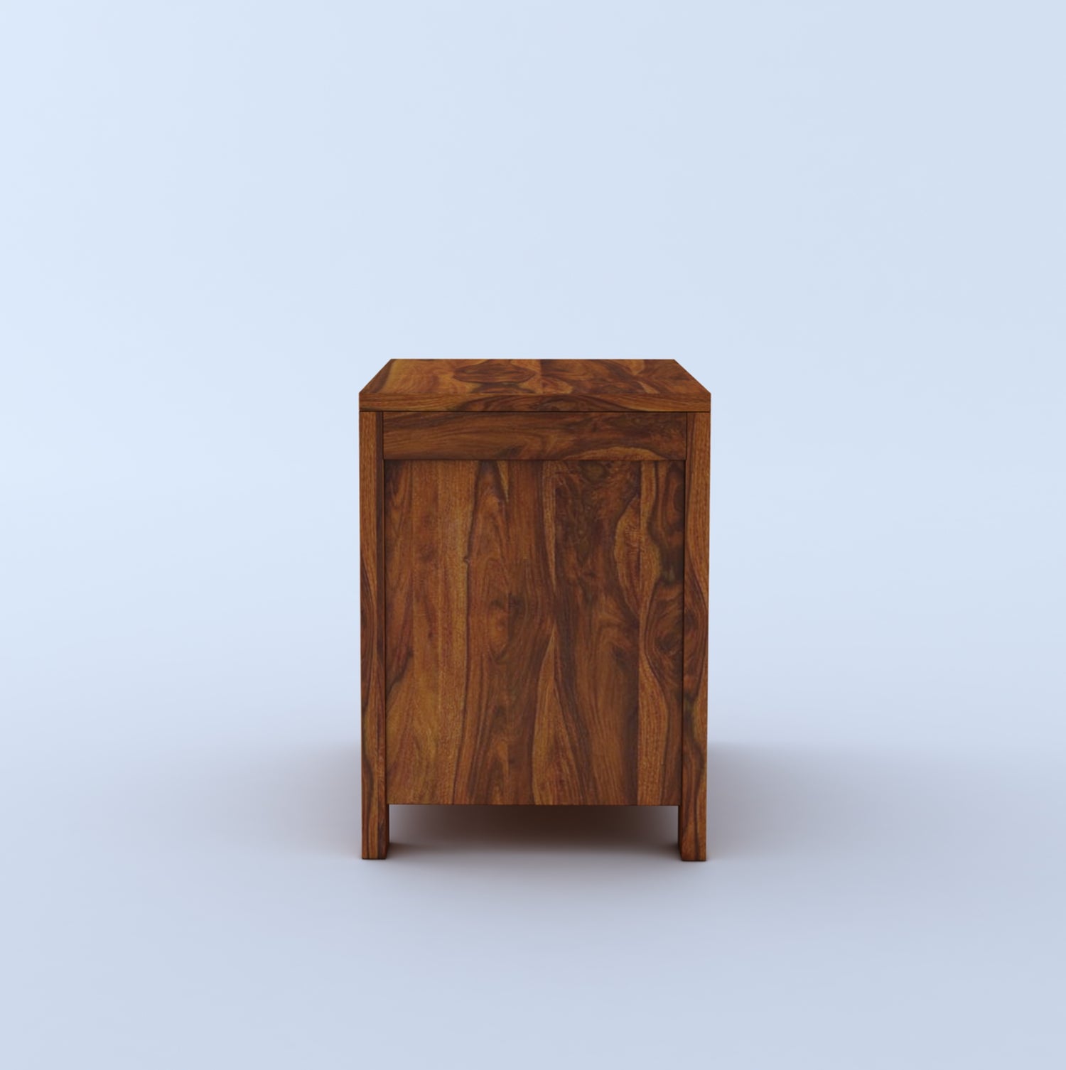 Italian Solid Sheesham Wood Bedside With One Drawer Storage - 3 Years Warranty