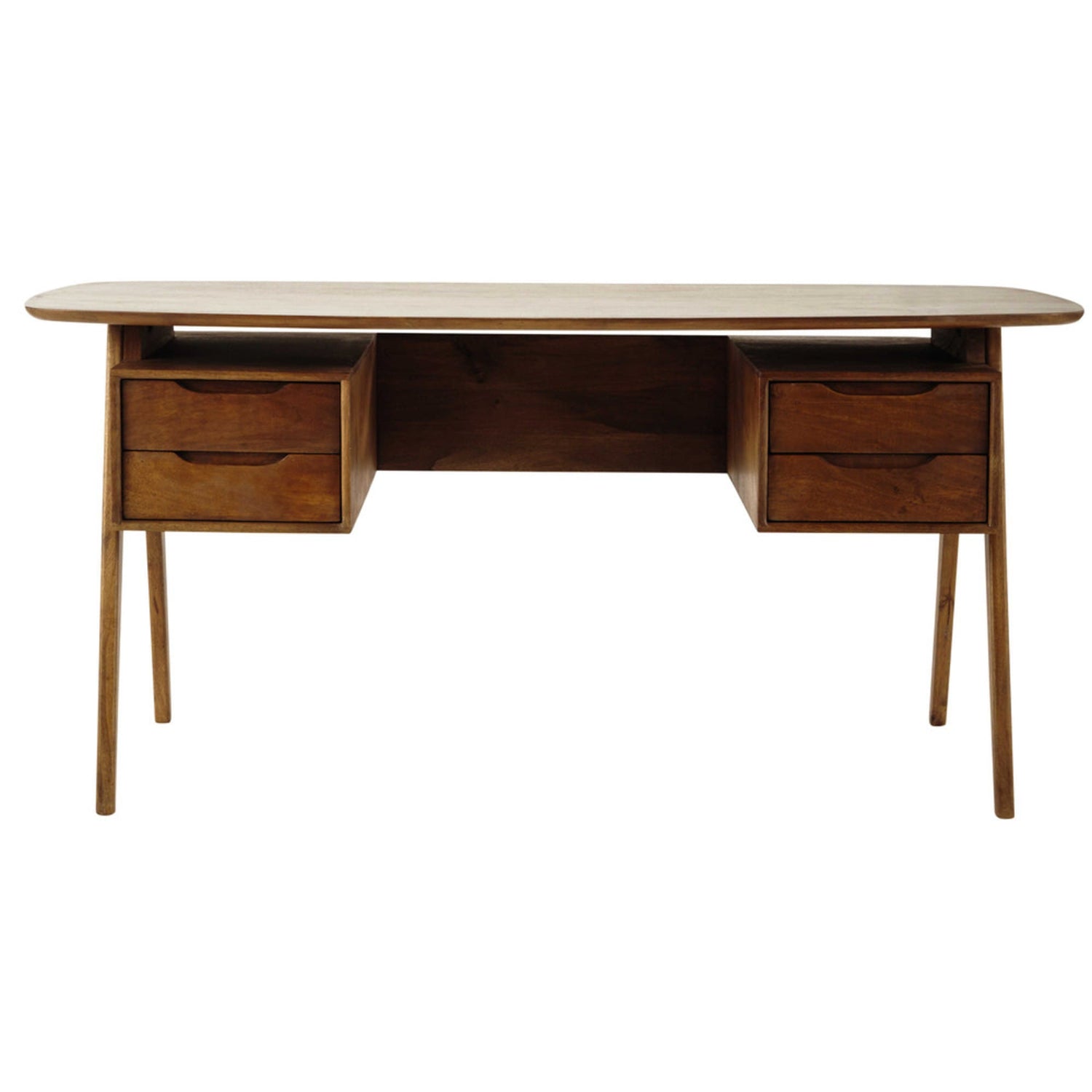 Trace Solid Sheesham Wood Study Table with Storage - 3 Years Warranty