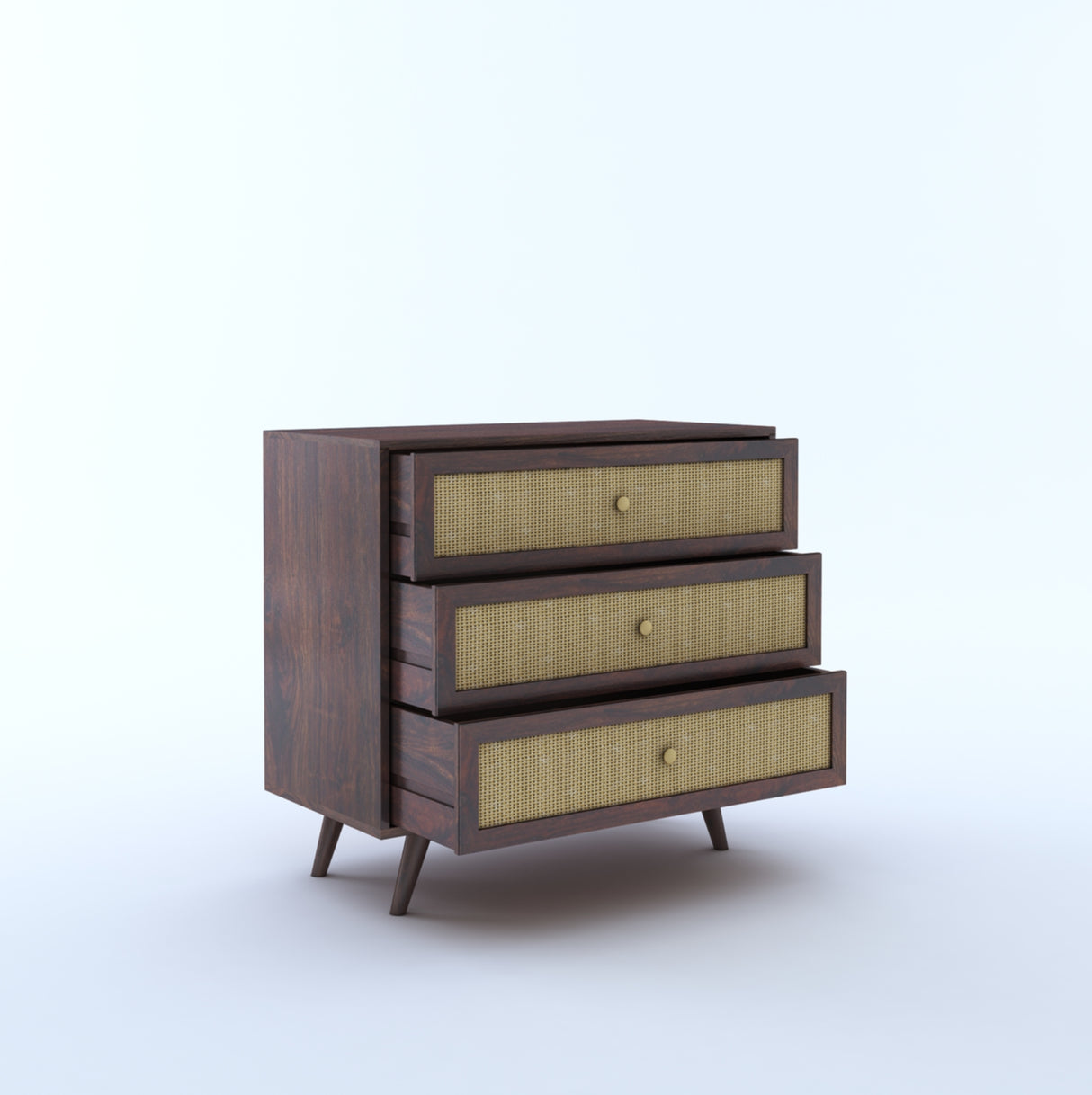 Syrus Solid Sheesham Wood Chest of Drawer - 3 Years Warranty