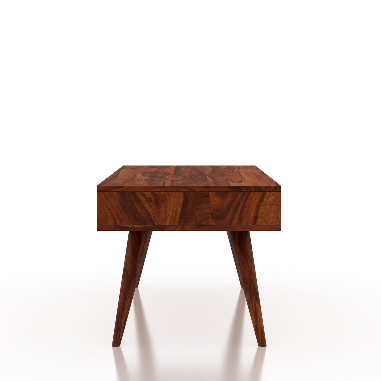 Simon Solid Sheesham Wood Coffee Table With Two Way Drawer Storage - 3 Years Warranty