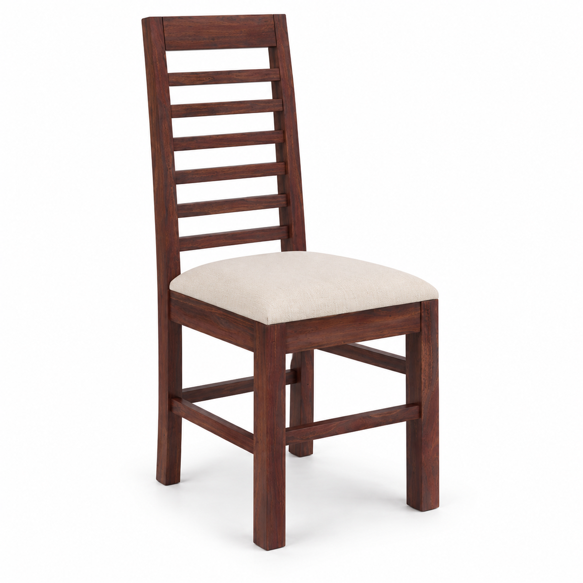 Maurus Oval Solid Sheesham Wood Office/Study/Dining Chair - 3 Years Warranty