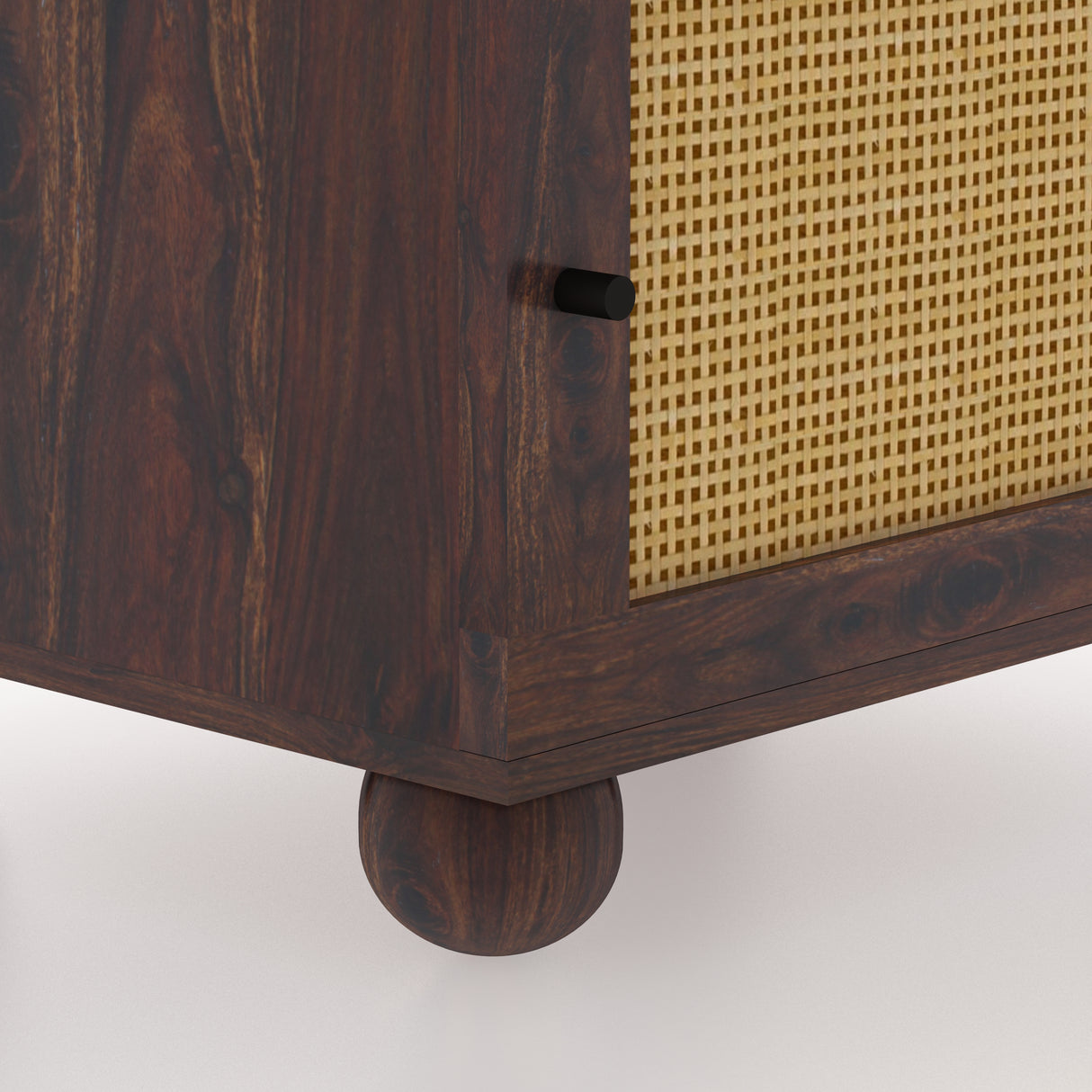 Naptune Solid Sheesham Wood Bedside Table - 3 Years Warranty