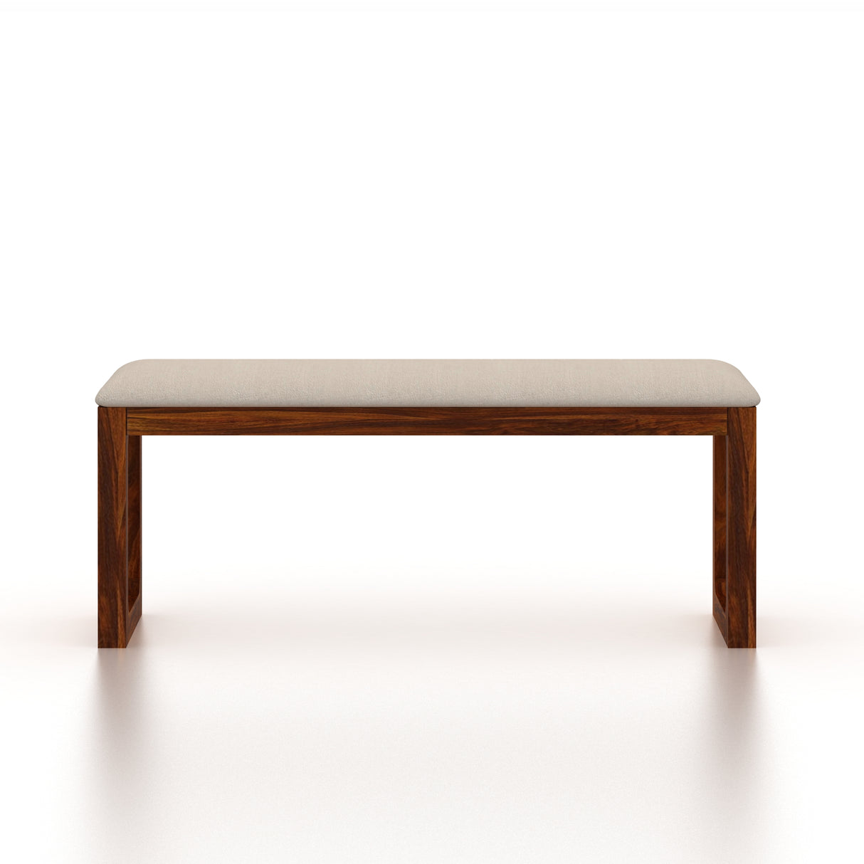 Edin Solid Sheesham Wood 6 Seater Dining Set With 4 Chairs and Bench - 3 Years Warranty