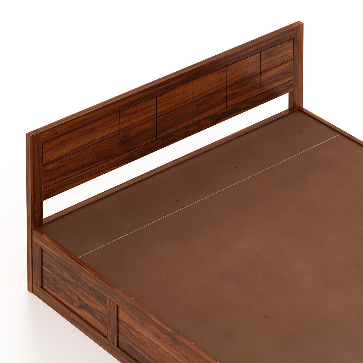 SKYLER Solid Sheesham Wood Hydraulic Storage Bed - 3 years Warranty