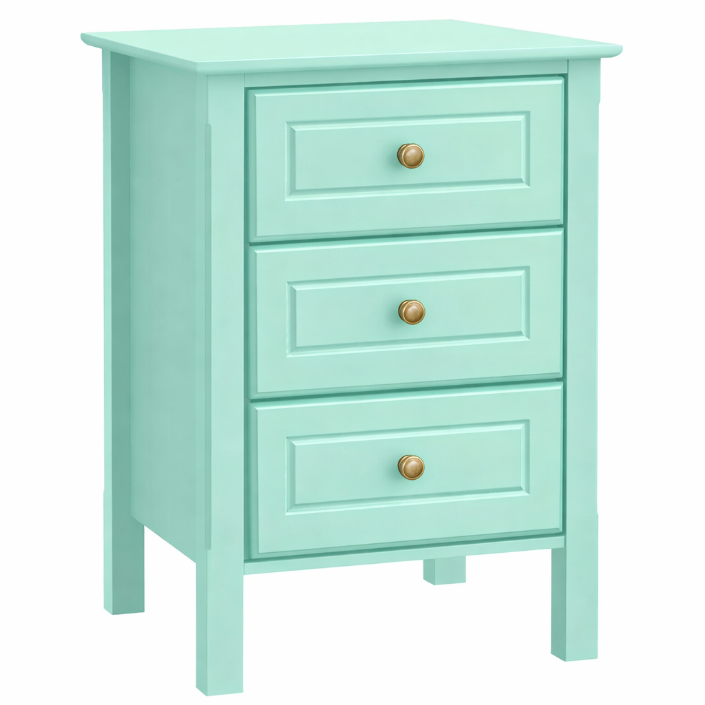 ISAAC Solid Sheesham Wood Bedside Table - 3 Years Warranty (LUXE EDITION)