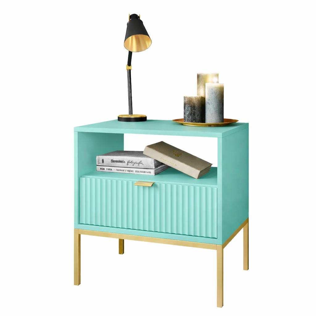 VENUS Solid Sheesham Wood Bedside Table - 3 Years Warranty (LUXE EDITION)