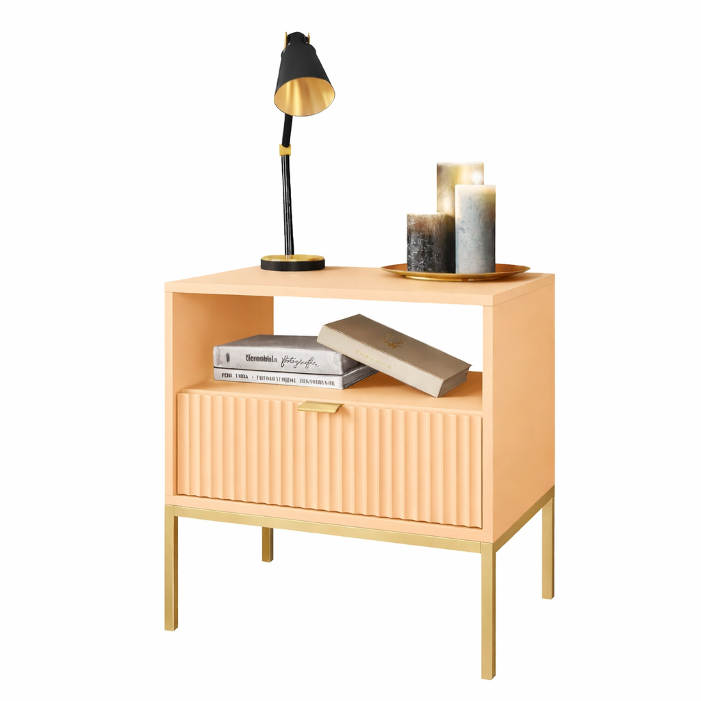 VENUS Solid Sheesham Wood Bedside Table - 3 Years Warranty (LUXE EDITION)