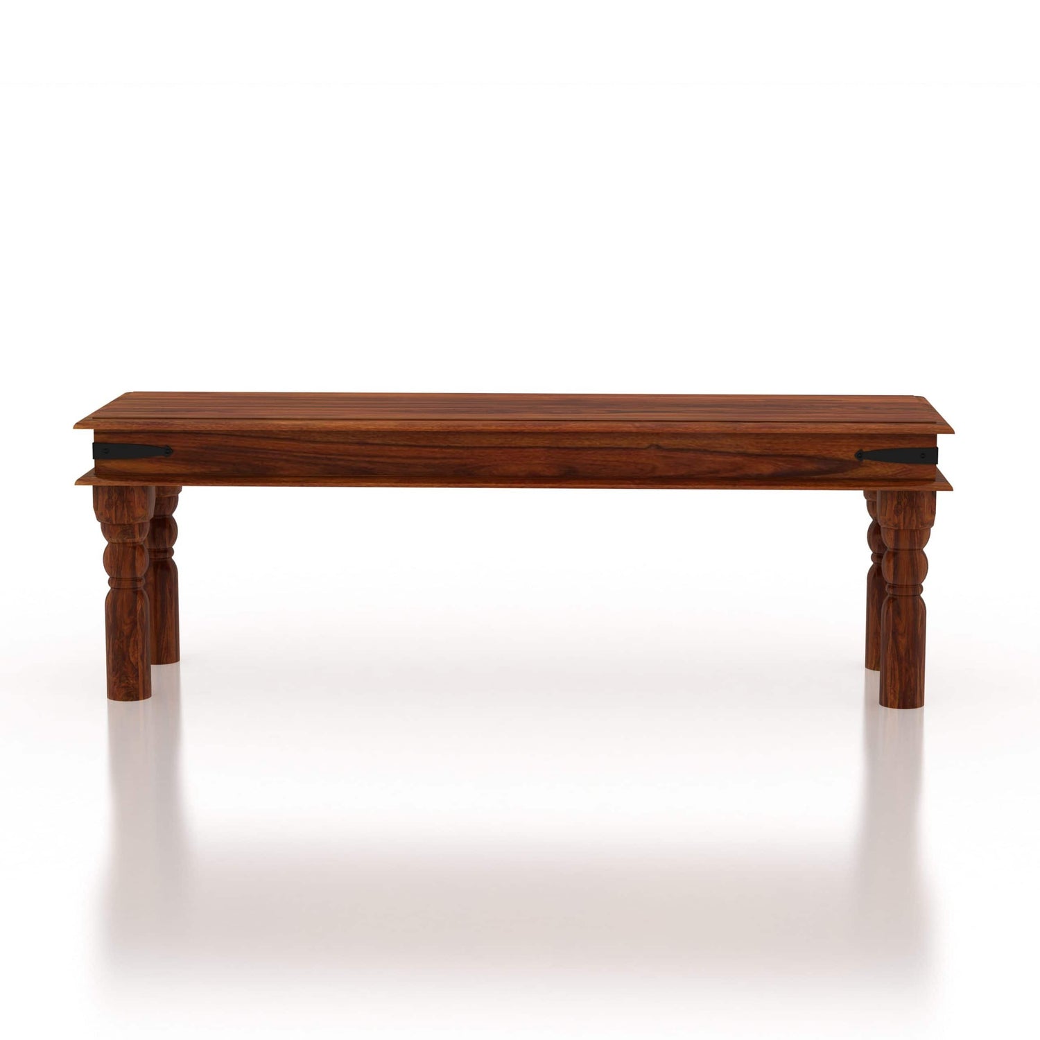 Akon Solid Sheesham Wood Dining Bench - 3 Years Warranty