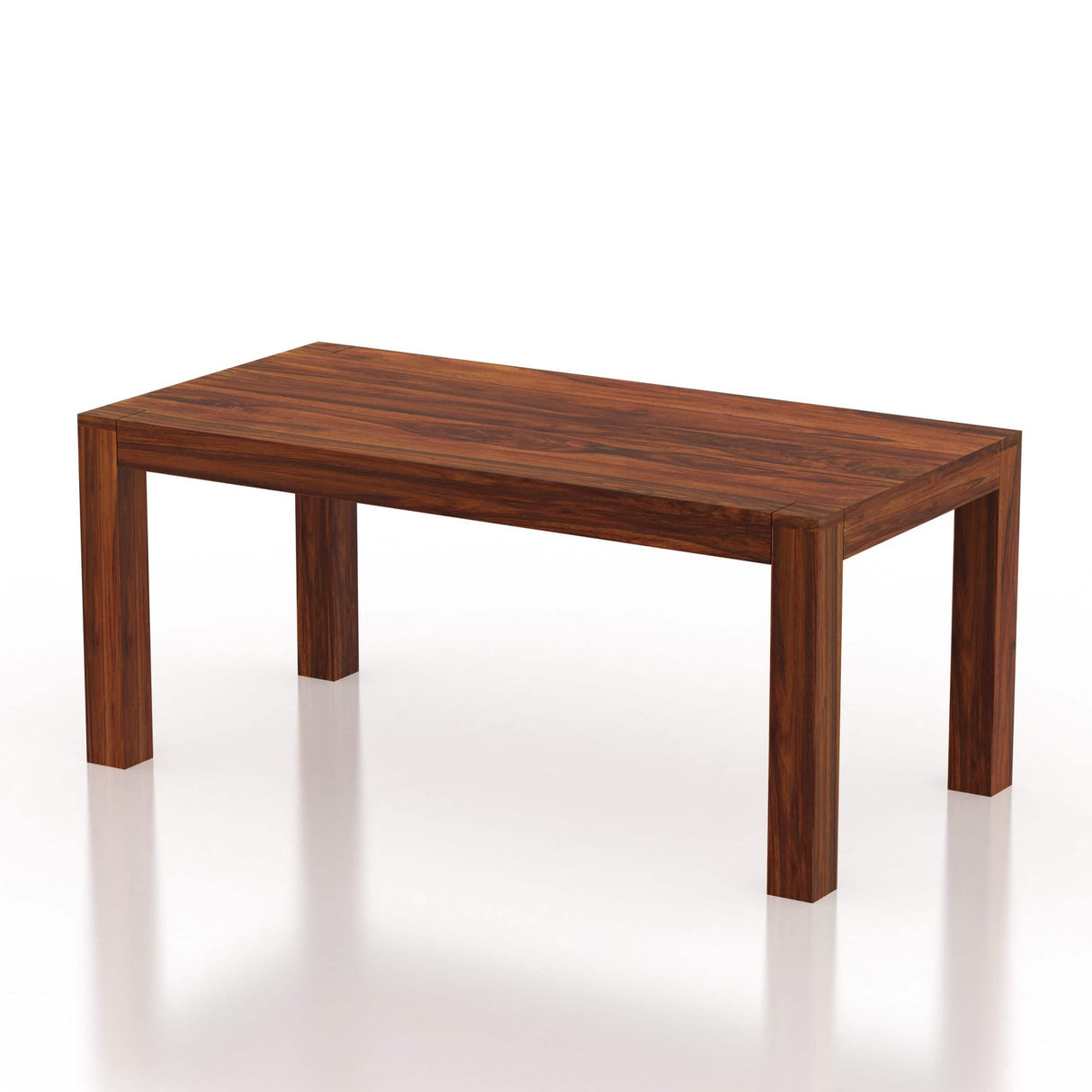 Mayor Solid Sheesham Wood 6 Seater Dining Table - 3 Years Warranty