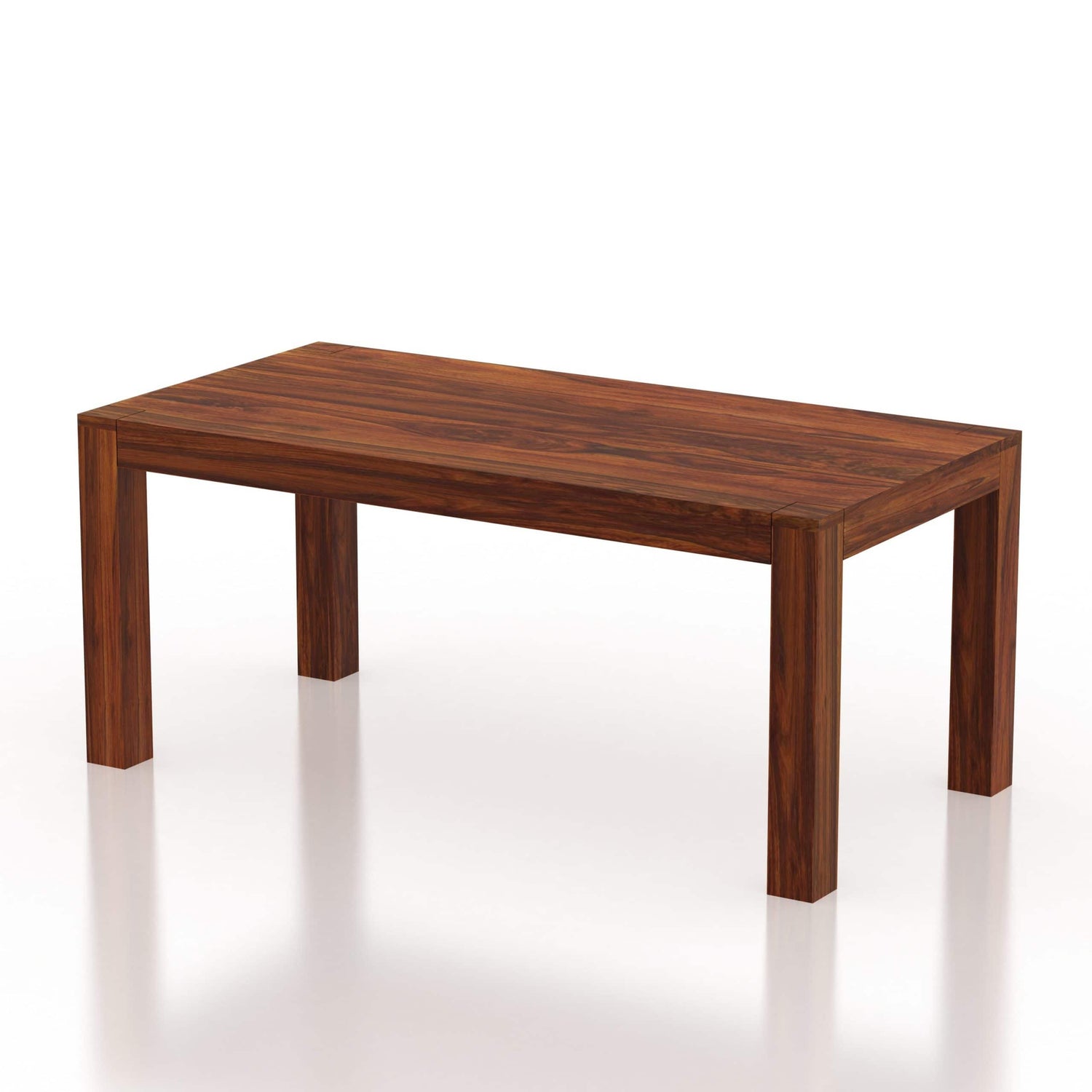 Mayor Solid Sheesham Wood 6 Seater Dining Table - 3 Years Warranty