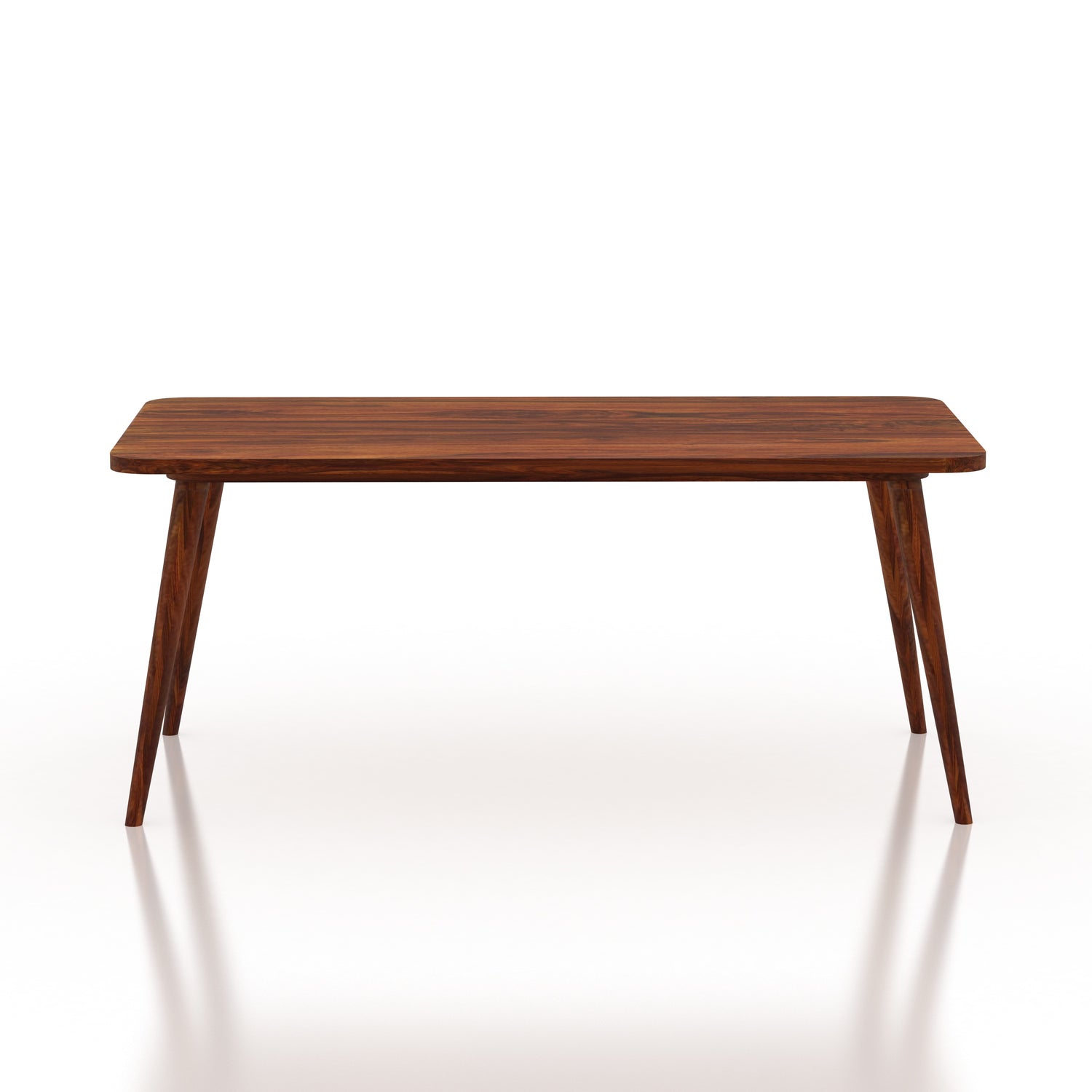 Oval Solid Sheesham Wood 6 Seater Dining Table Set - 3 Years Warranty