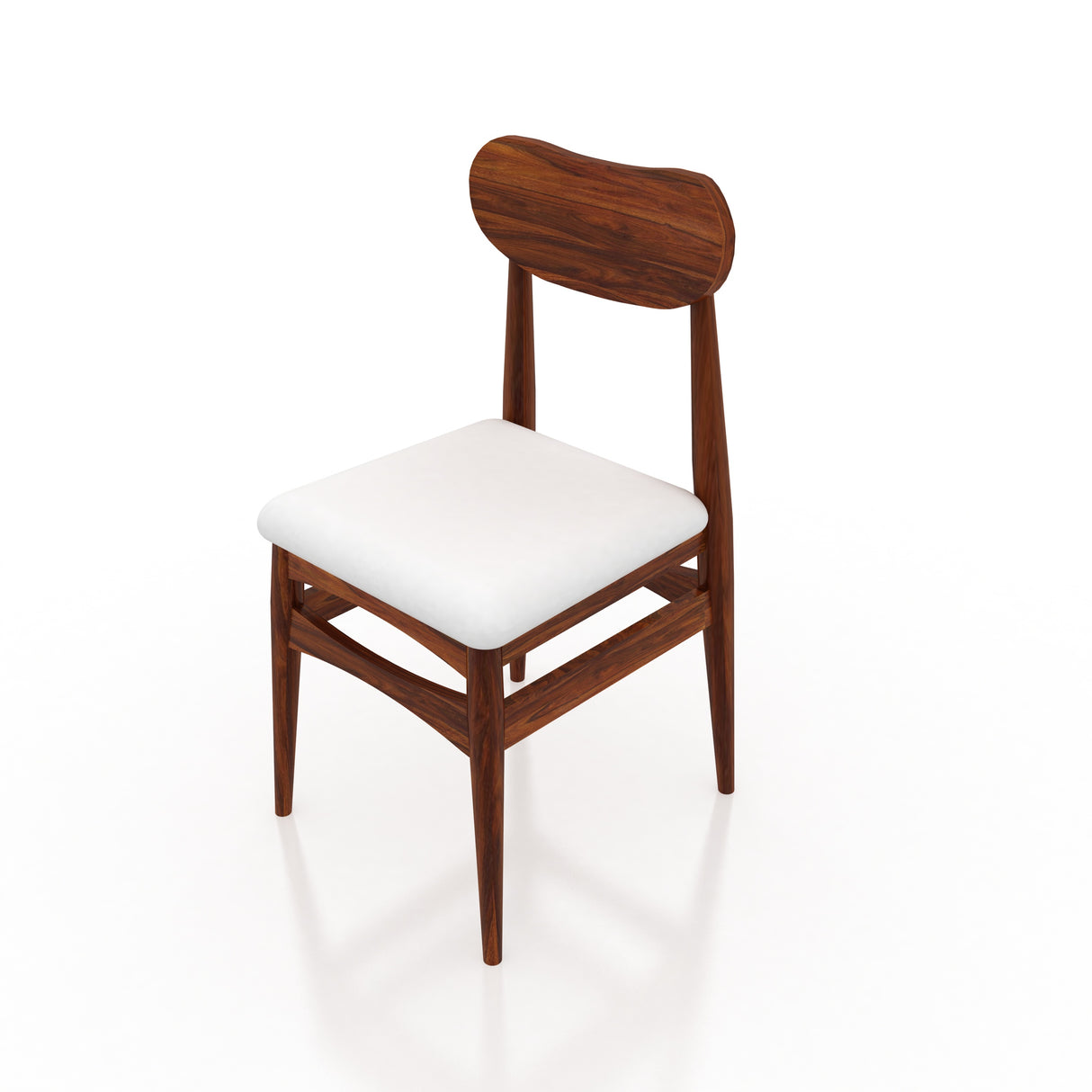 Oval Solid Sheesham Wood Office/Study/Dining Chair - 3 Years Warranty