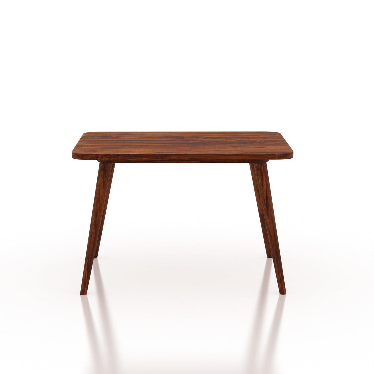 Oval Solid Sheesham Wood 4 Seater Dining Table Set - 3 Years Warranty