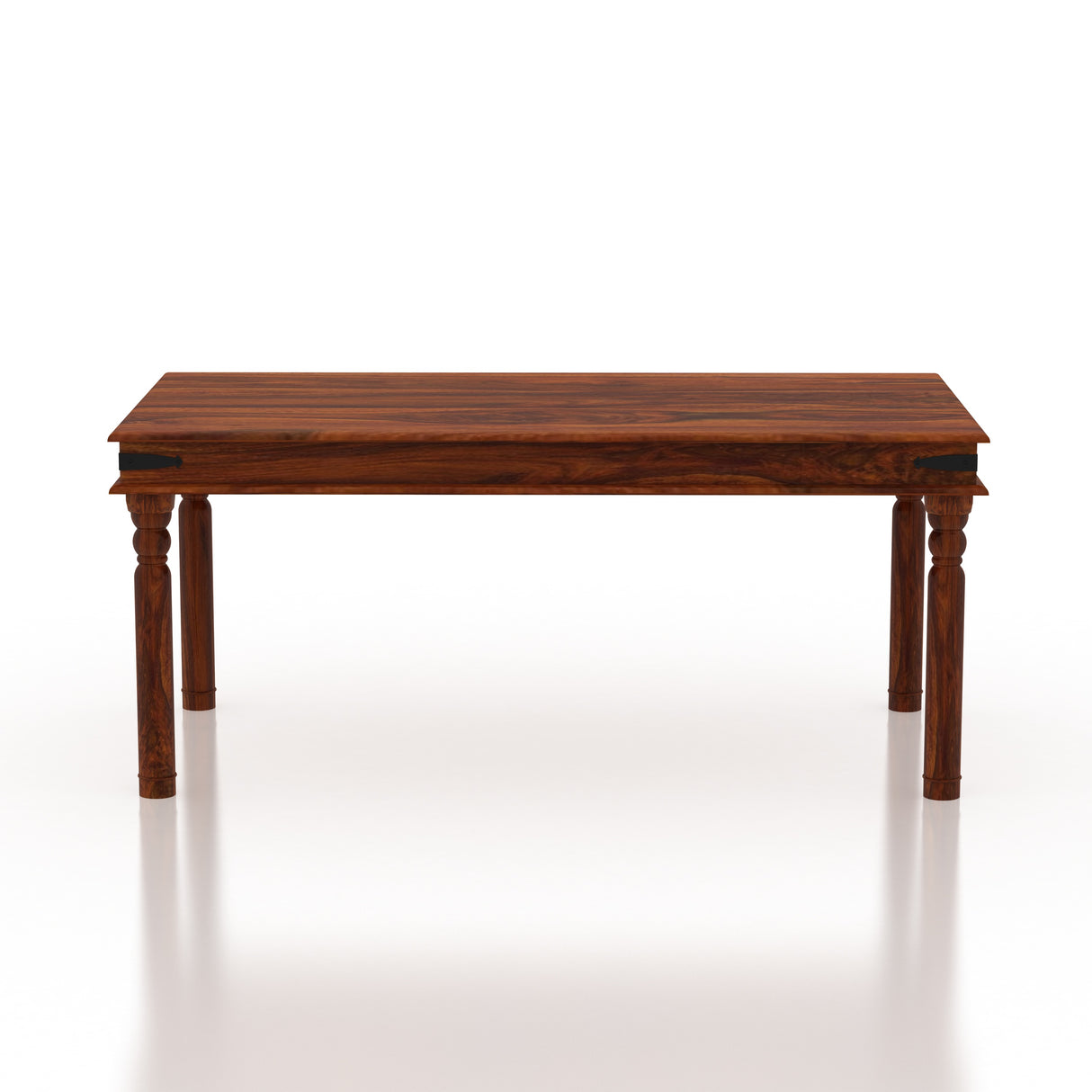 Akon Solid Sheesham Wood 6 Seater Dining Table Set - 3 Years Warranty