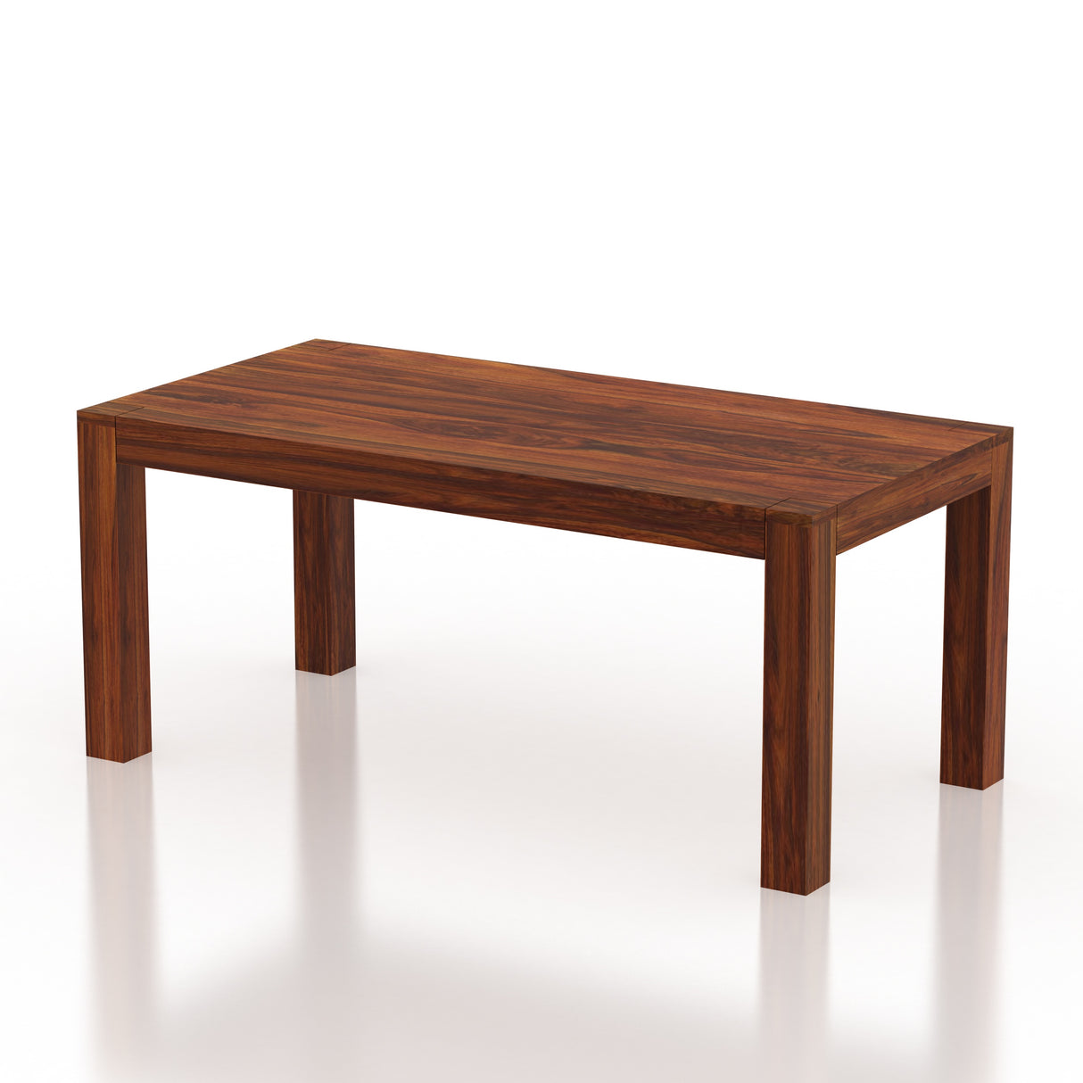 Mayor Solid Sheesham Wood 6 Seater Dining Table - 3 Years Warranty