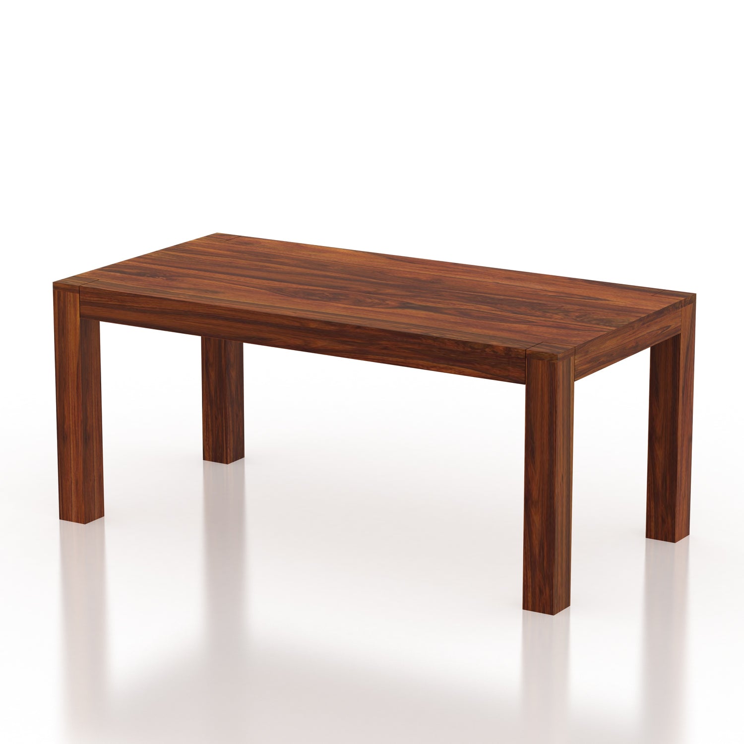 Mayor Solid Sheesham Wood 6 Seater Dining Table - 3 Years Warranty