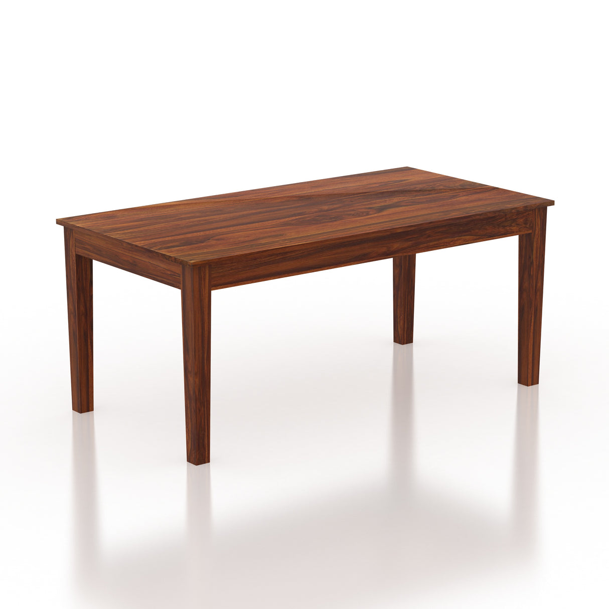 Foster Solid Sheesham Wood 6 Seater Dining Table Set - 3 Years Warranty