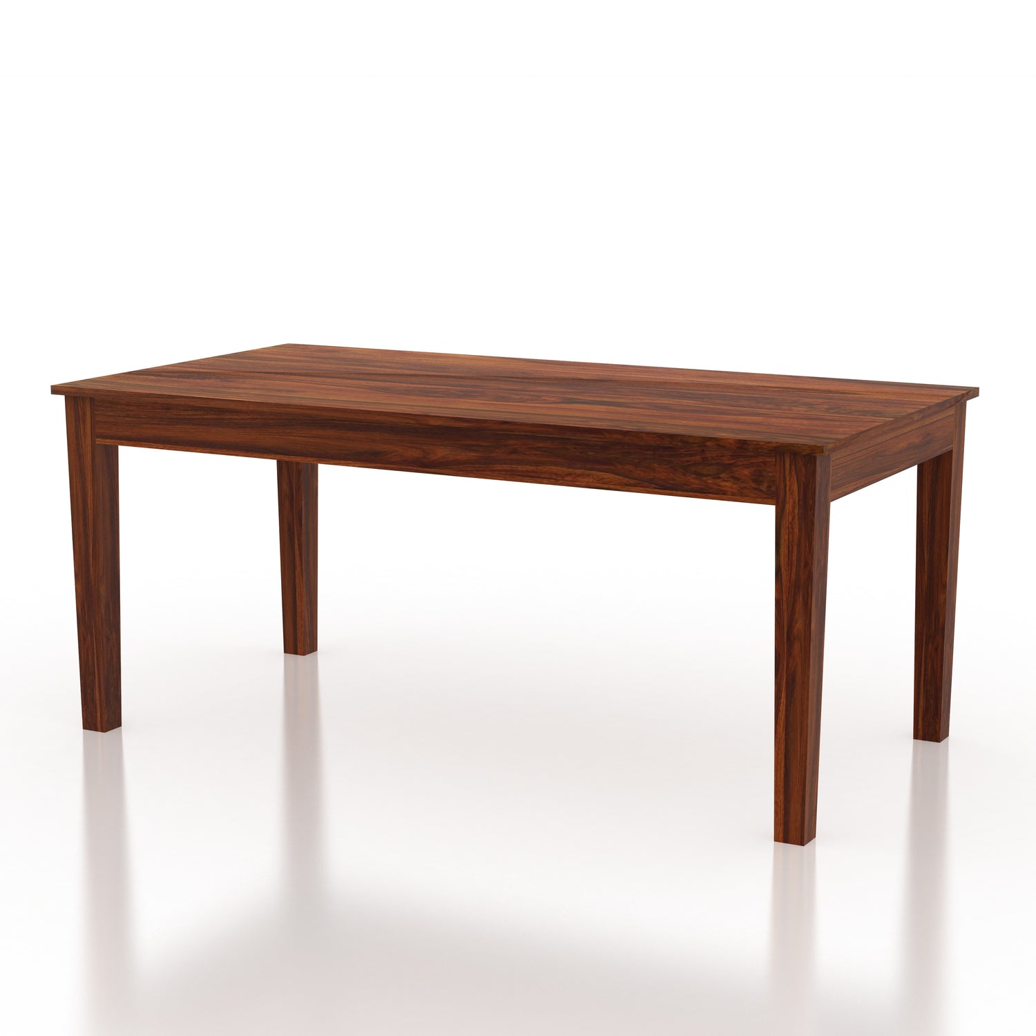 Foster Solid Sheesham Wood 6 Seater Dining Table Set - 3 Years Warranty