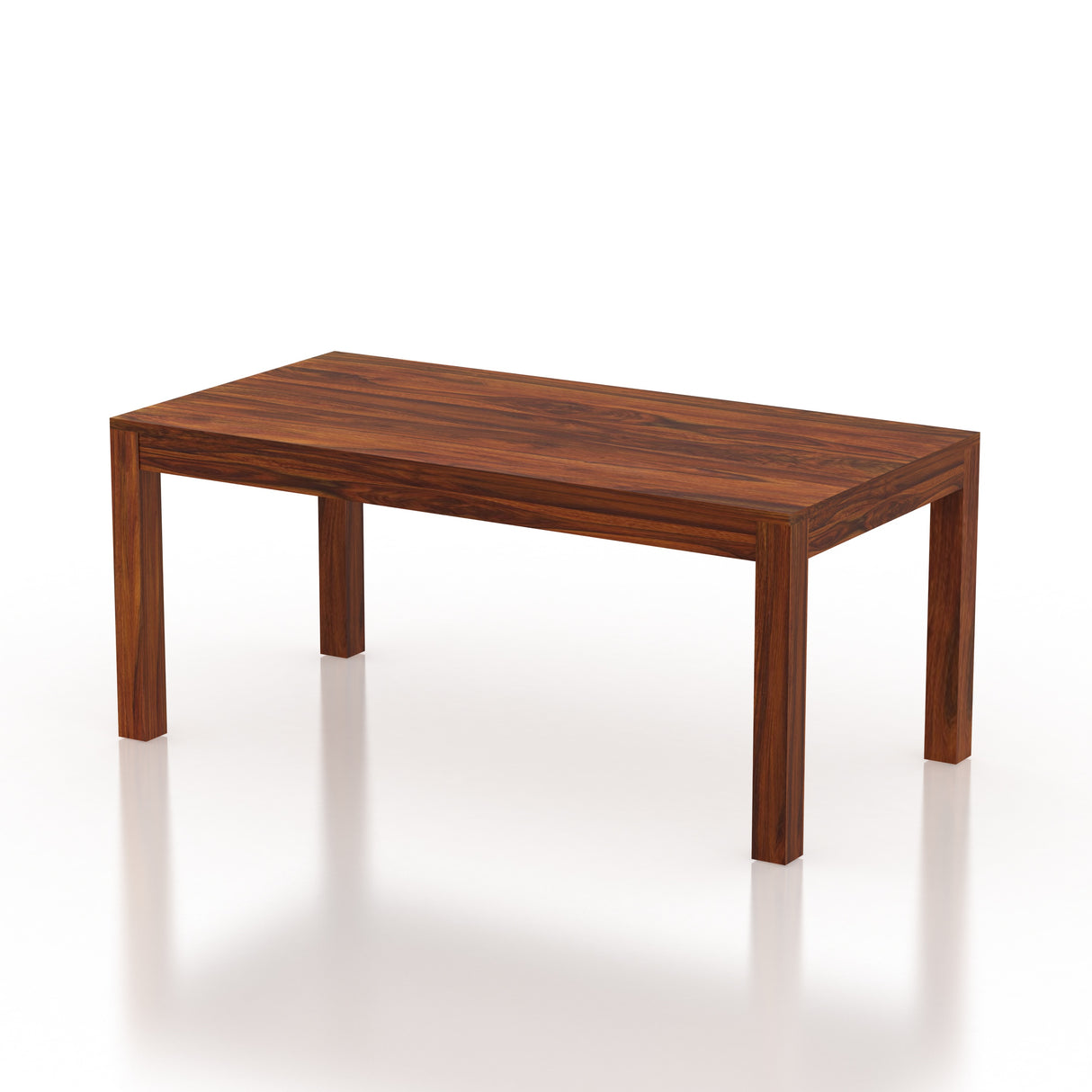 Latin Solid Sheesham Wood 6 Seater Dining Table - 3 Years Warranty