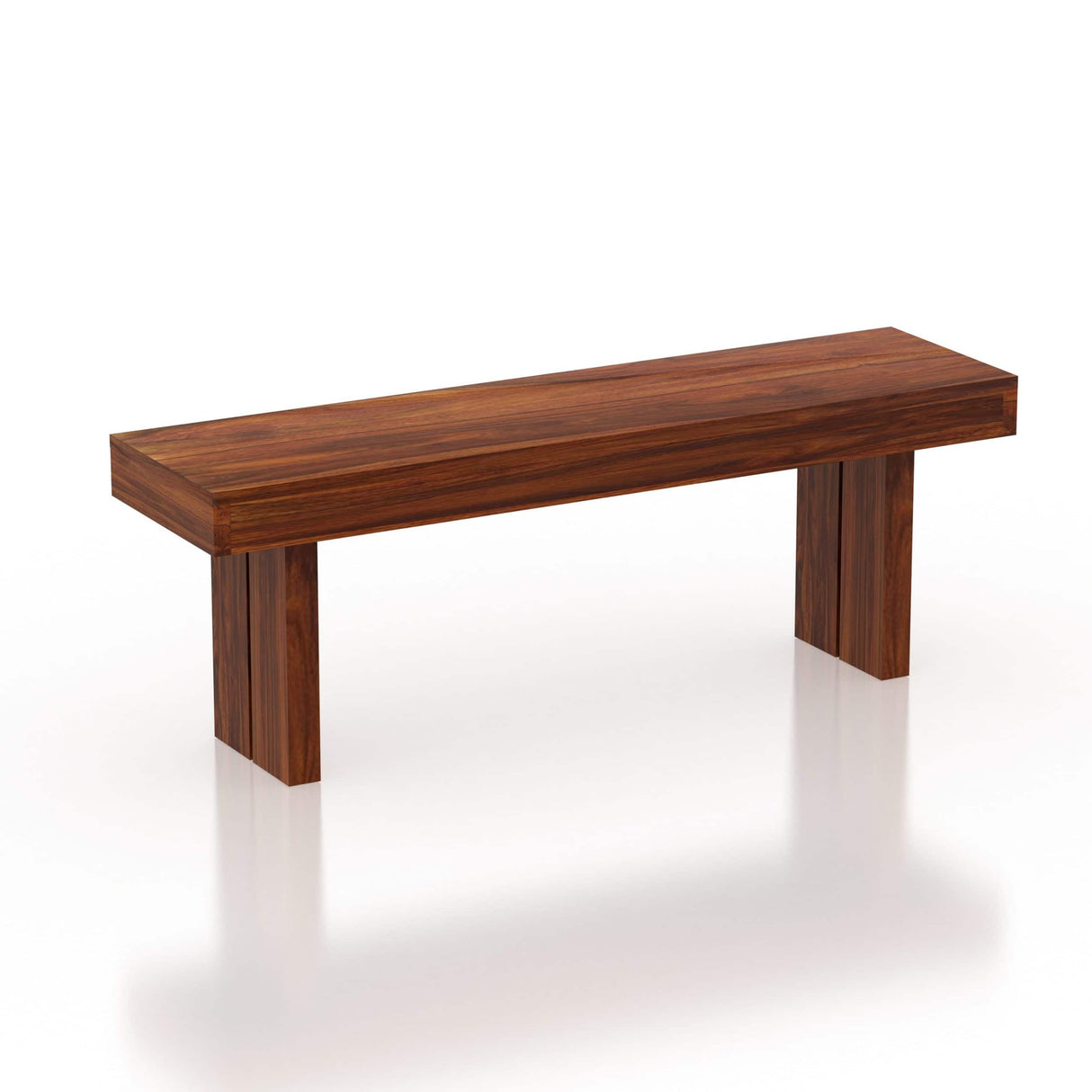 Maharaja Solid Sheesham Wood Dining Bench - 3 Years Warranty
