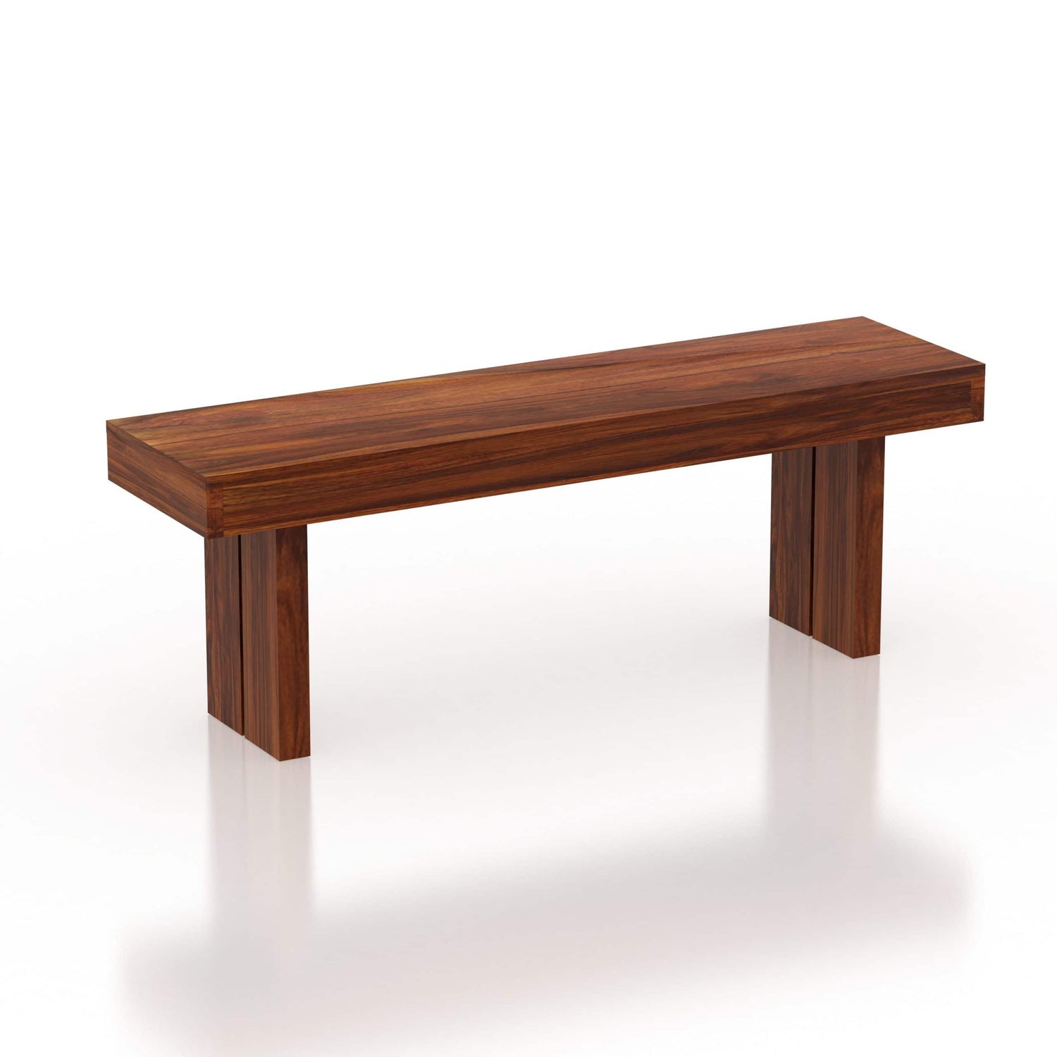 Maharaja Solid Sheesham Wood Dining Bench - 3 Years Warranty