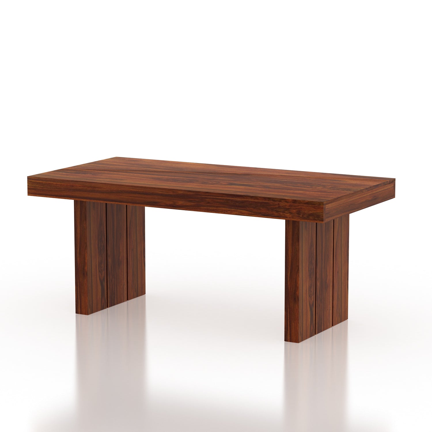 Maharaja Solid Sheesham Wood 6 Seater Dining Table - 3 Years Warranty