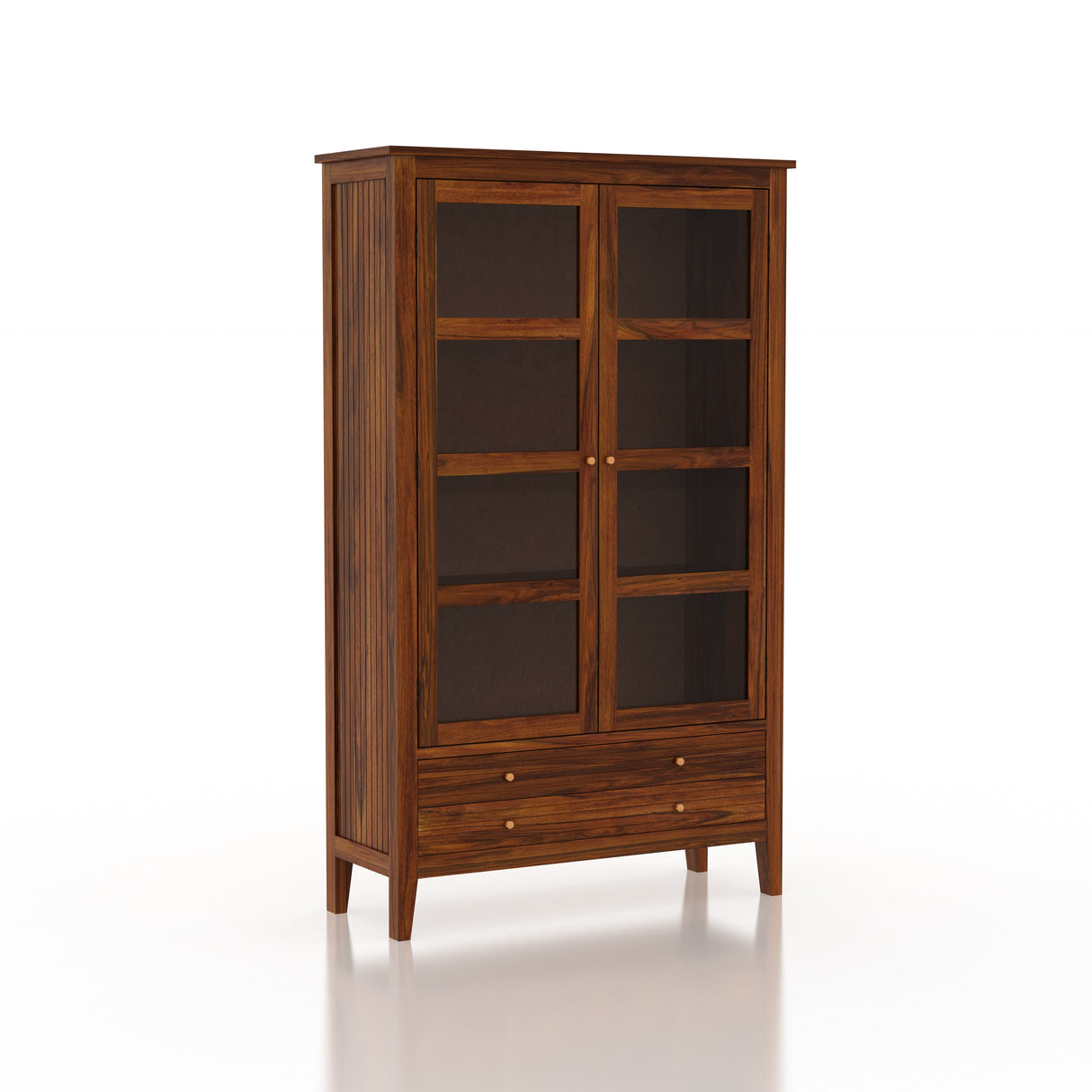Italian Solid Sheesham Wood Display Unit - 3 Years Warranty