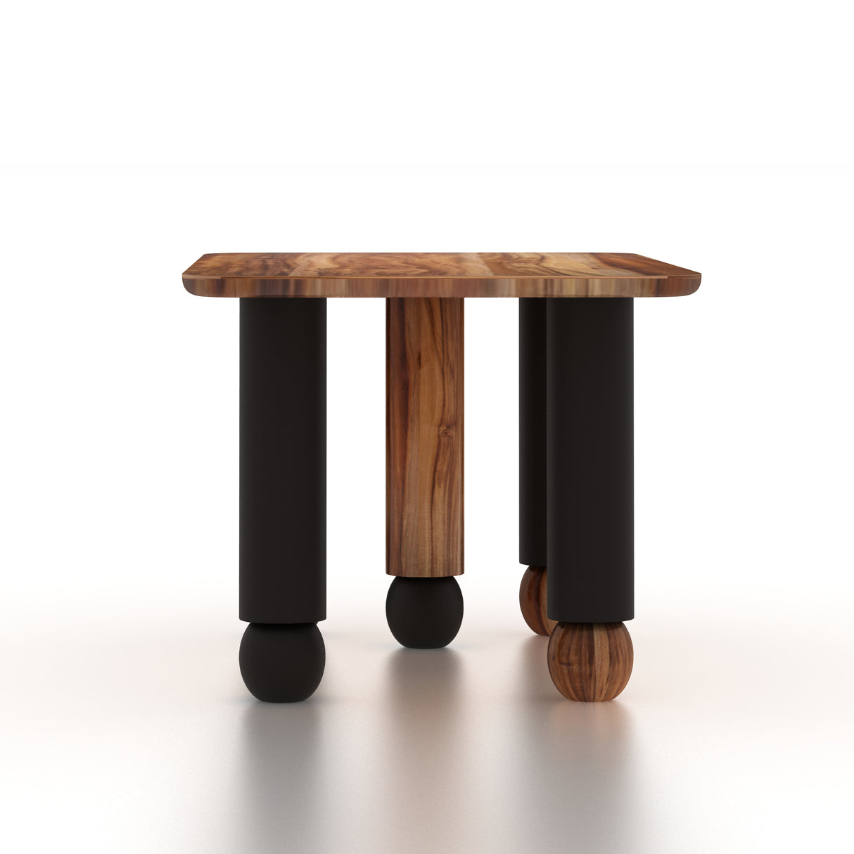 Genova Solid Acacia Wood 6 Seater Dining Table Set - 3 Years Warranty