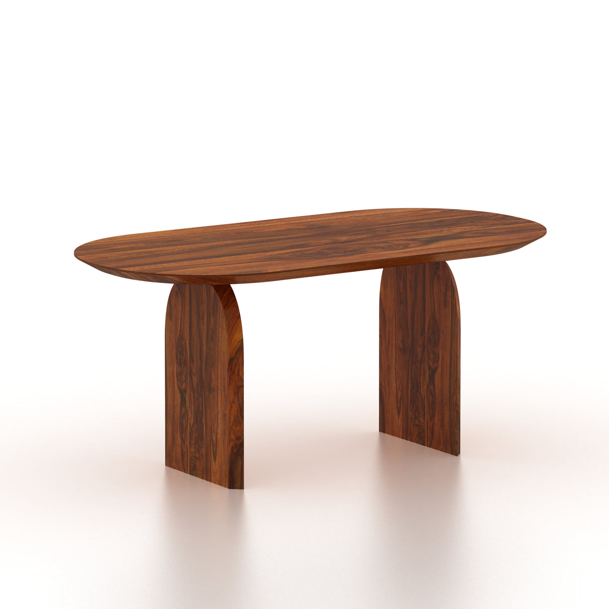 Hummer Solid Sheesham Wood 6 Seater Dining Table - 3 Years Warranty
