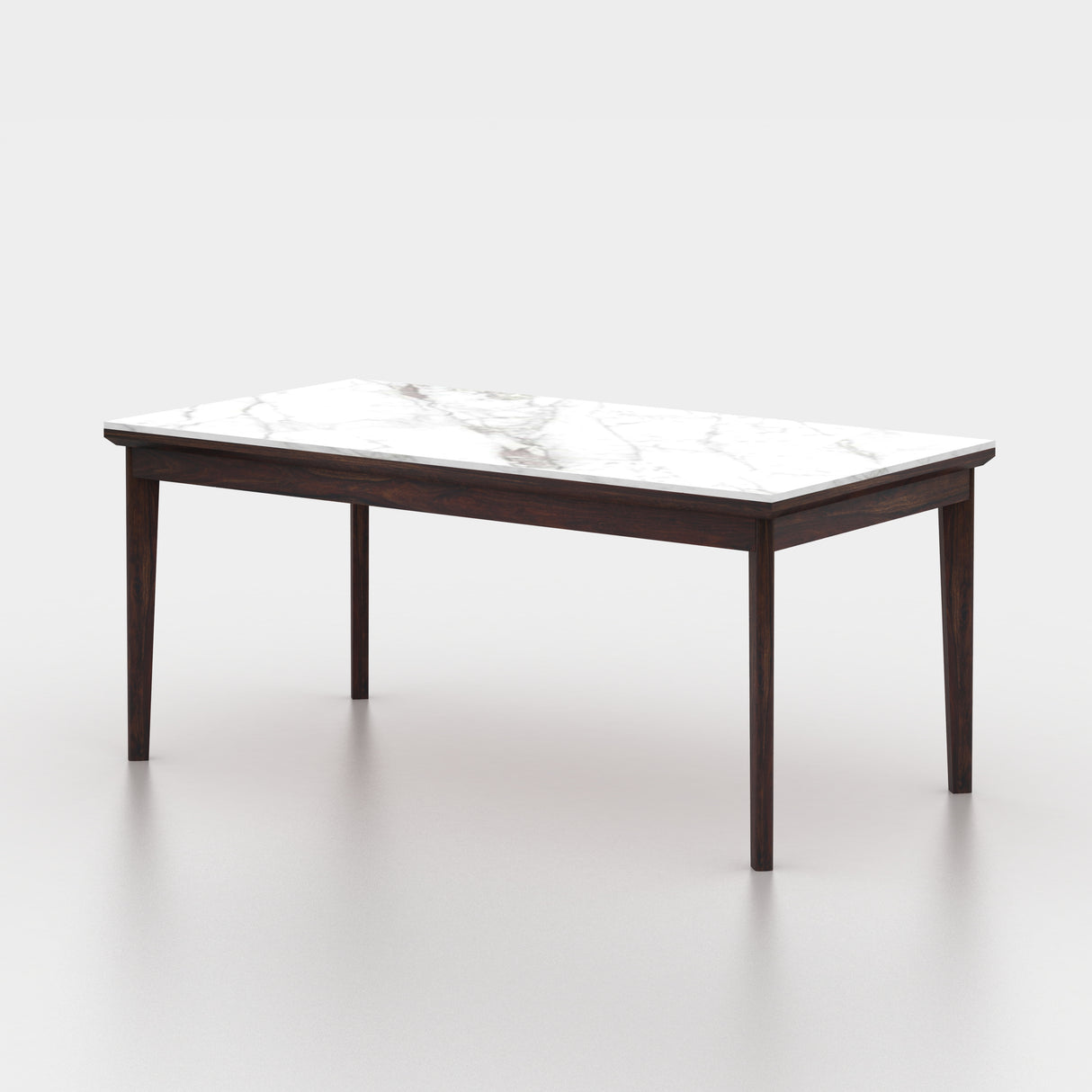 Watson Solid Sheesham Wood 6 Seater Dining Table - 3 Years Warranty