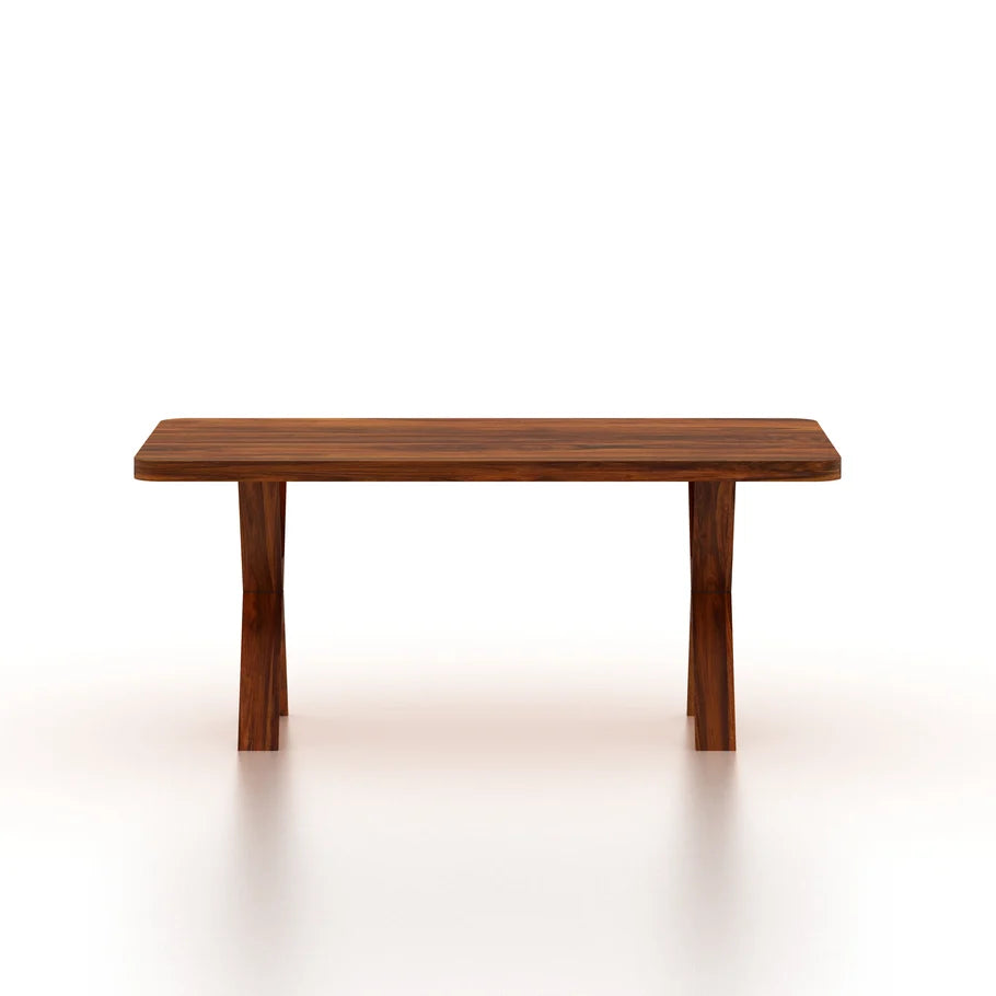 MARTIN Solid Sheesham Wood 6 Seater Dining Table - 3 Years Warranty