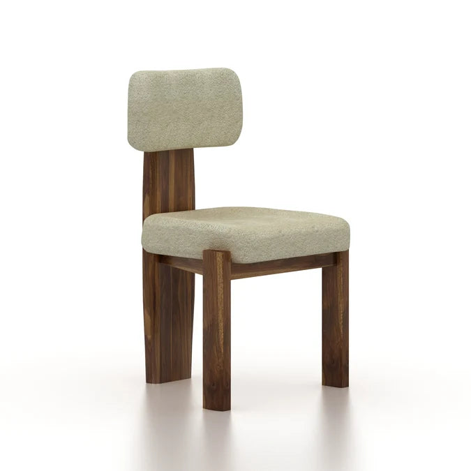 CHICAGO Solid Sheesham Wood Office/Study/Dining Chair - 3 Years Warranty