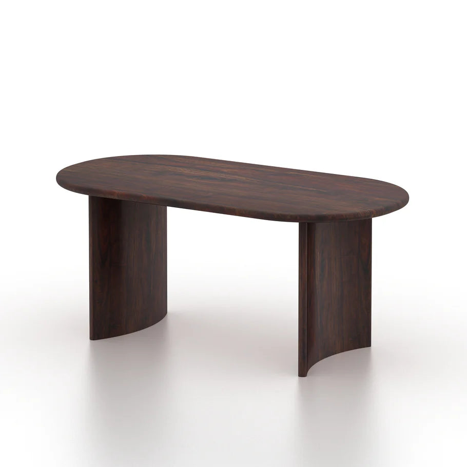 CHICAGO Solid Sheesham Wood 6 Seater Dining Table - 3 Years Warranty