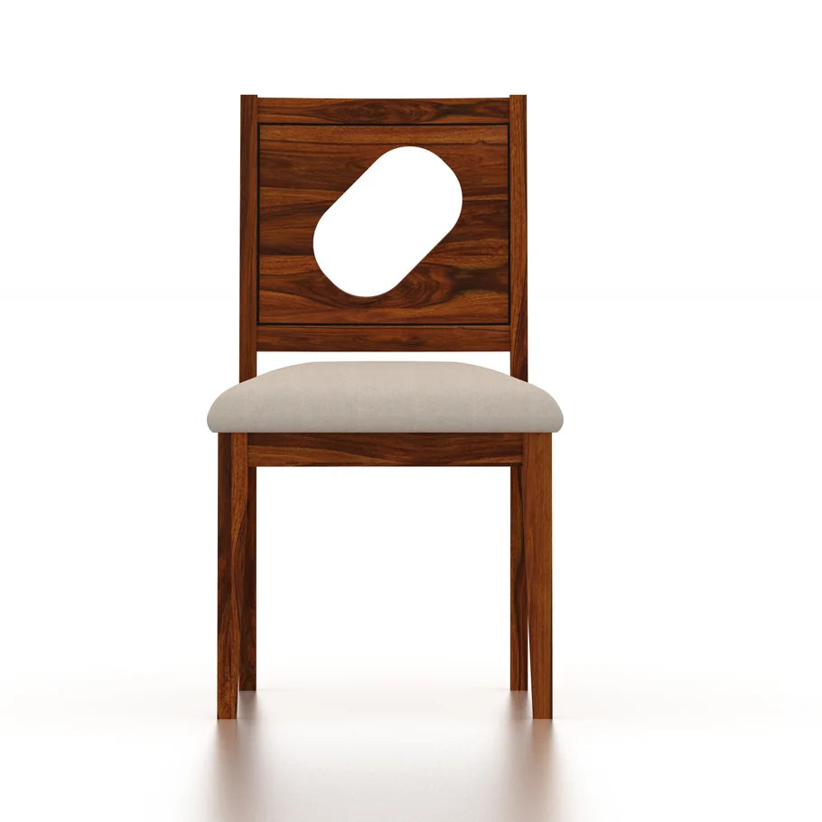RAFEL Solid Sheesham Wood Office/Study/Dining Chair - 3 Years Warranty