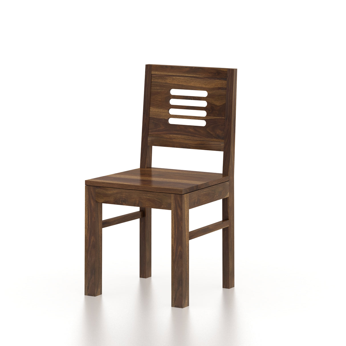 Cairo Solid Sheesham Wood Square 4 Seater Dining Table Set - 3 Years Warranty