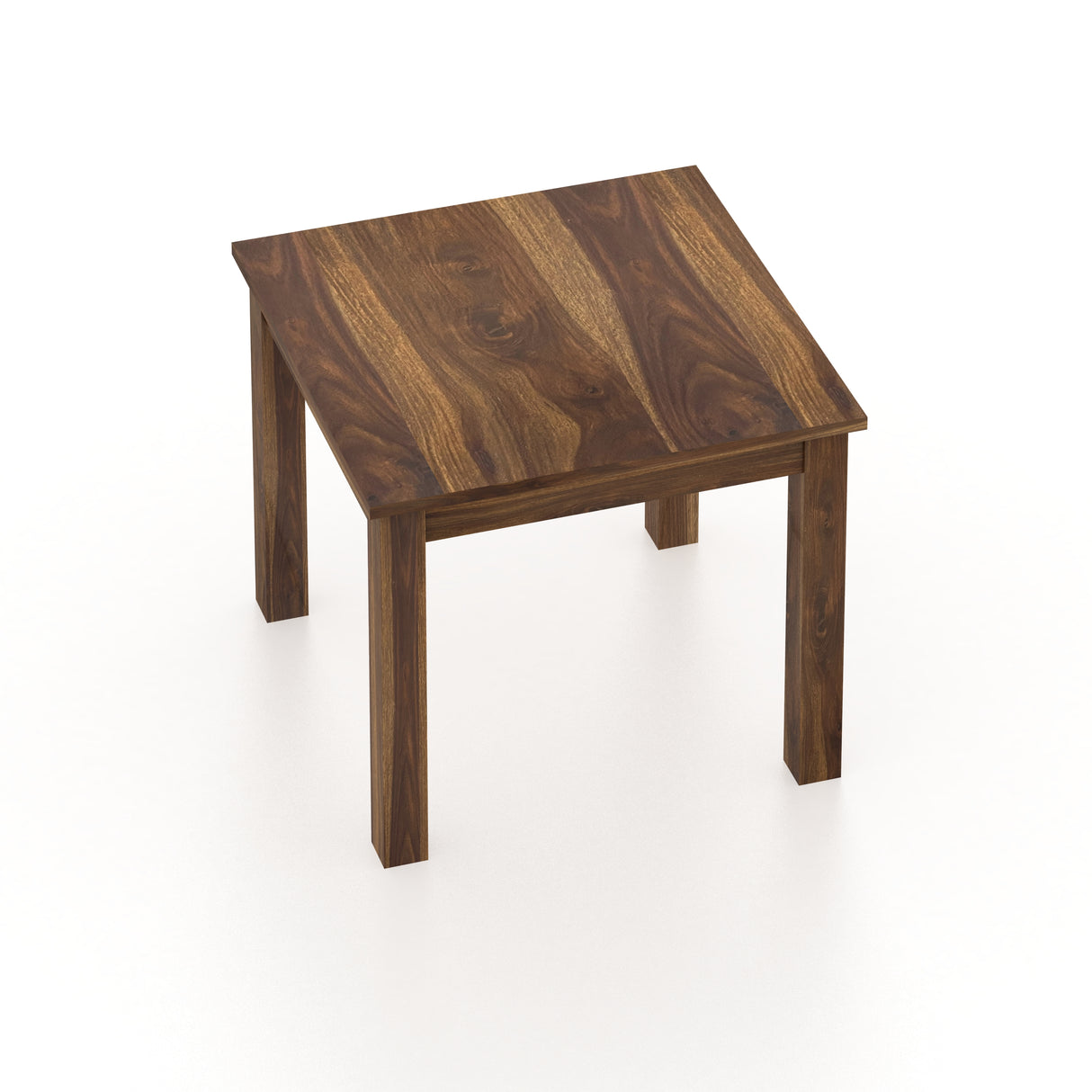 Cairo Solid Sheesham Wood Square 4 Seater Dining Table Set - 3 Years Warranty