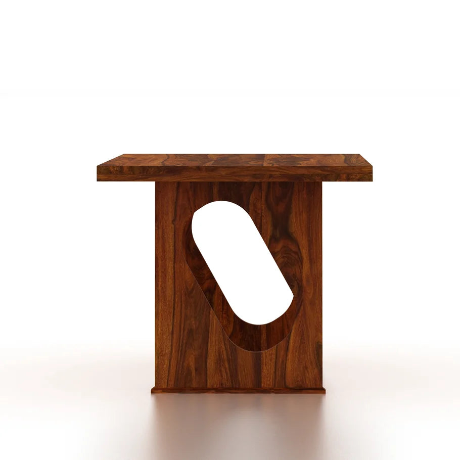 RAFEL Solid Sheesham Wood 6 Seater Dining Table - 3 Years Warranty
