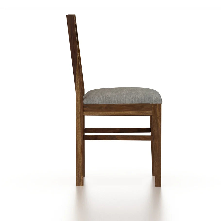 Syrus Rattan Solid Sheesham Wood Office/Study/Dining Chair - 3 Years Warranty