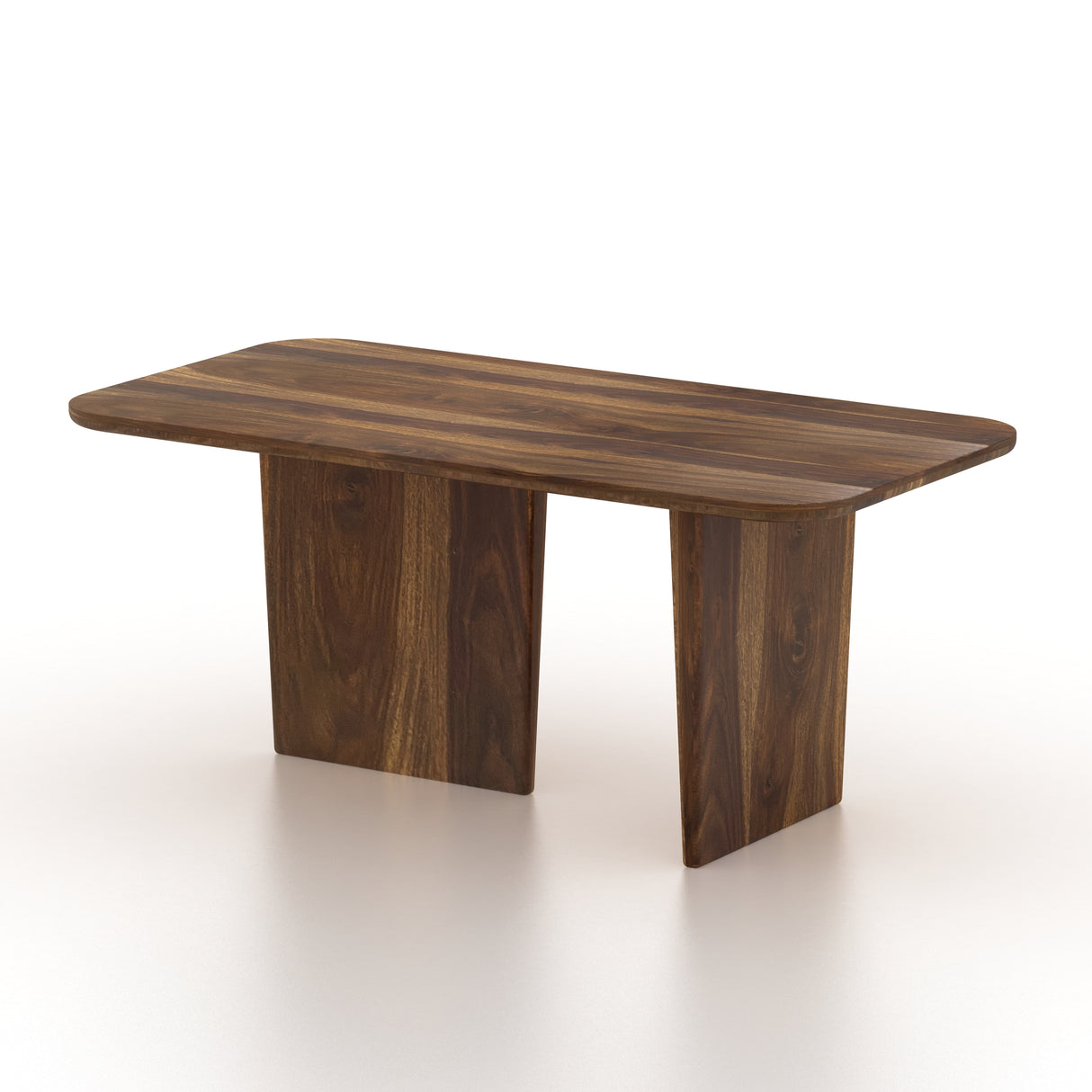 Lazio Solid Sheesham Wood 6 Seater Dining Table Set - 3 Years Warranty