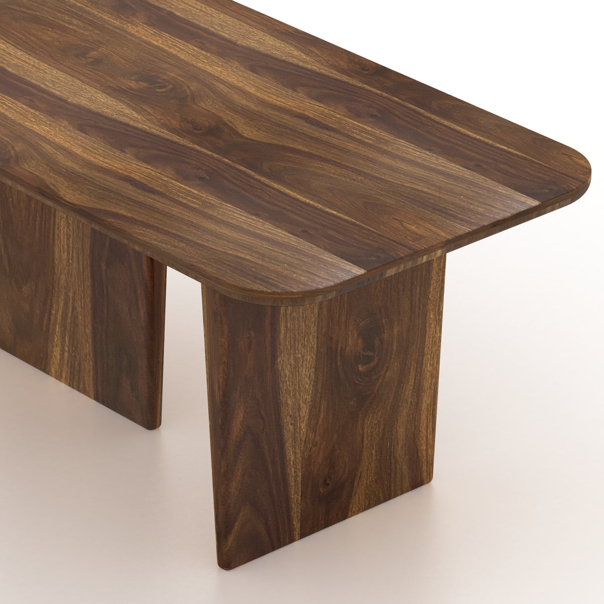 Lazio Solid Sheesham Wood 6 Seater Dining Table Set - 3 Years Warranty