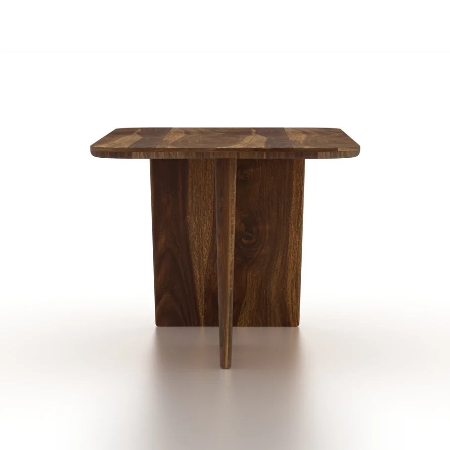 Lazio Solid Sheesham Wood 6 Seater Dining Table - 3 Years Warranty