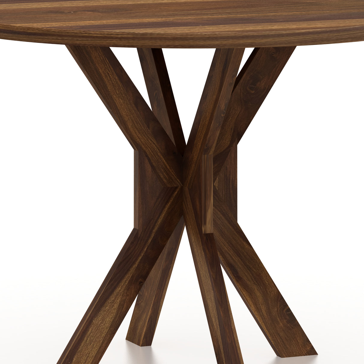 Cairo Oval Solid Sheesham Wood 4 Seater Dining Table Set - 3 Years Warranty