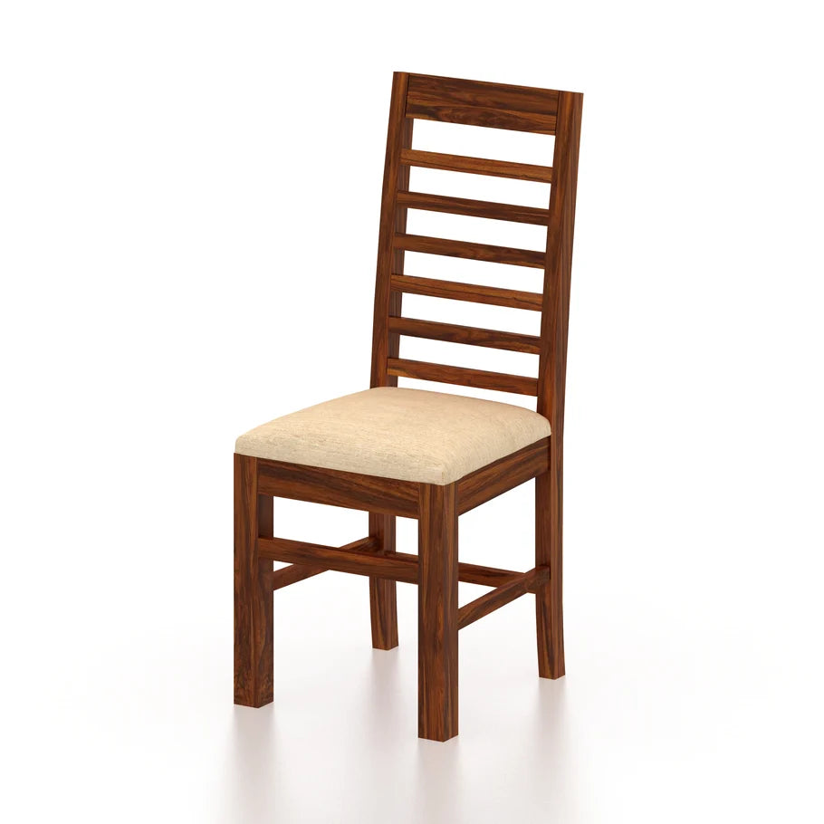 Maurus Oval Solid Sheesham Wood Office/Study/Dining Chair - 3 Years Warranty